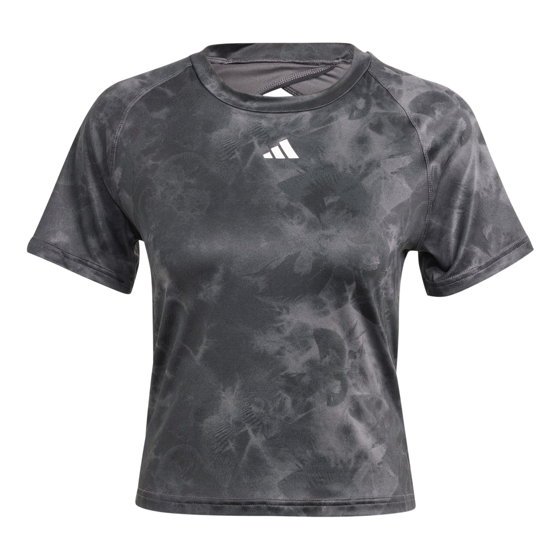 adidas AOP Flower T-shirt Damer - grå, flerfarvet