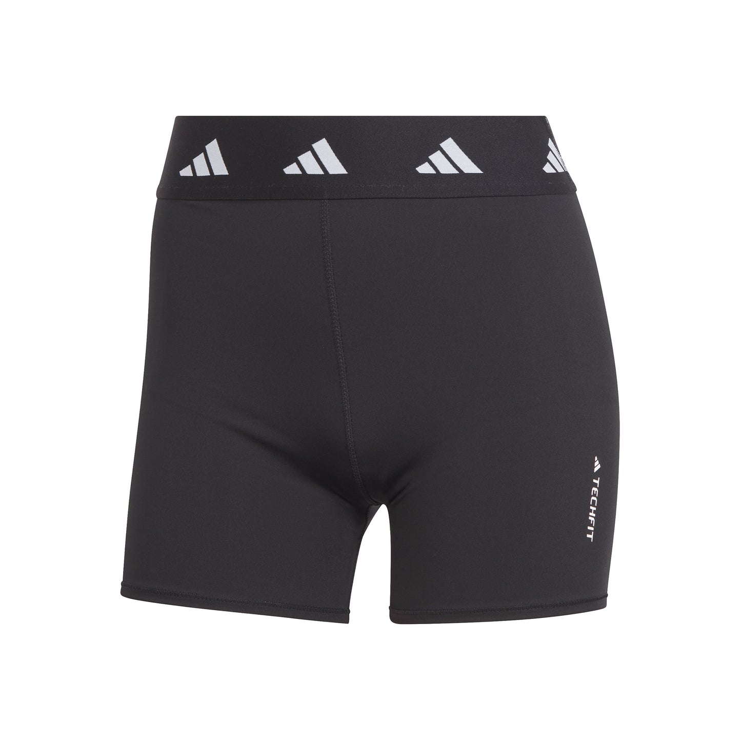 adidas Tech-Fit short Stramme løbebukser Damer - sort, hvid
