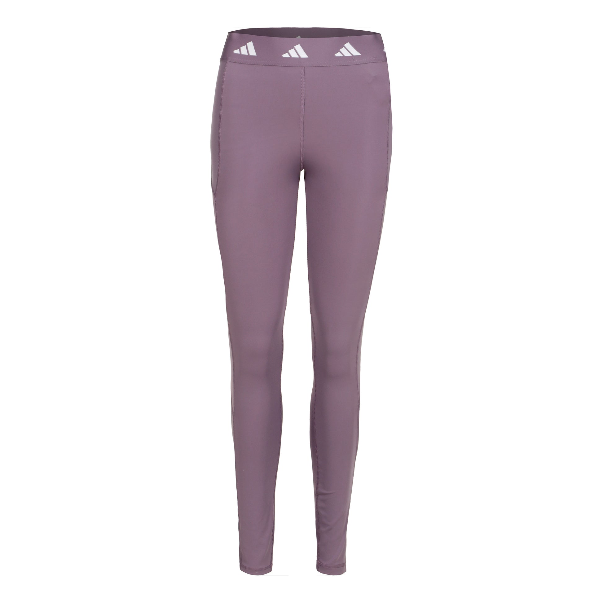 adidas Tech-Fit Stash Stramme løbebukser Damer - syren, hvid