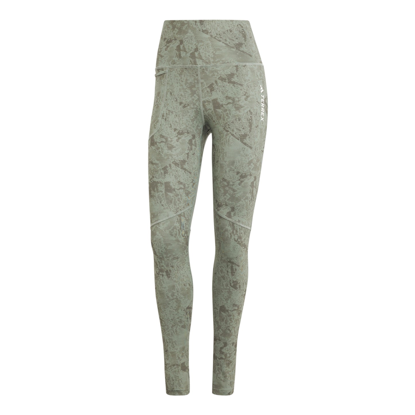 adidas Terrex MT AOP Tight Løbebukser Damer-Oliven