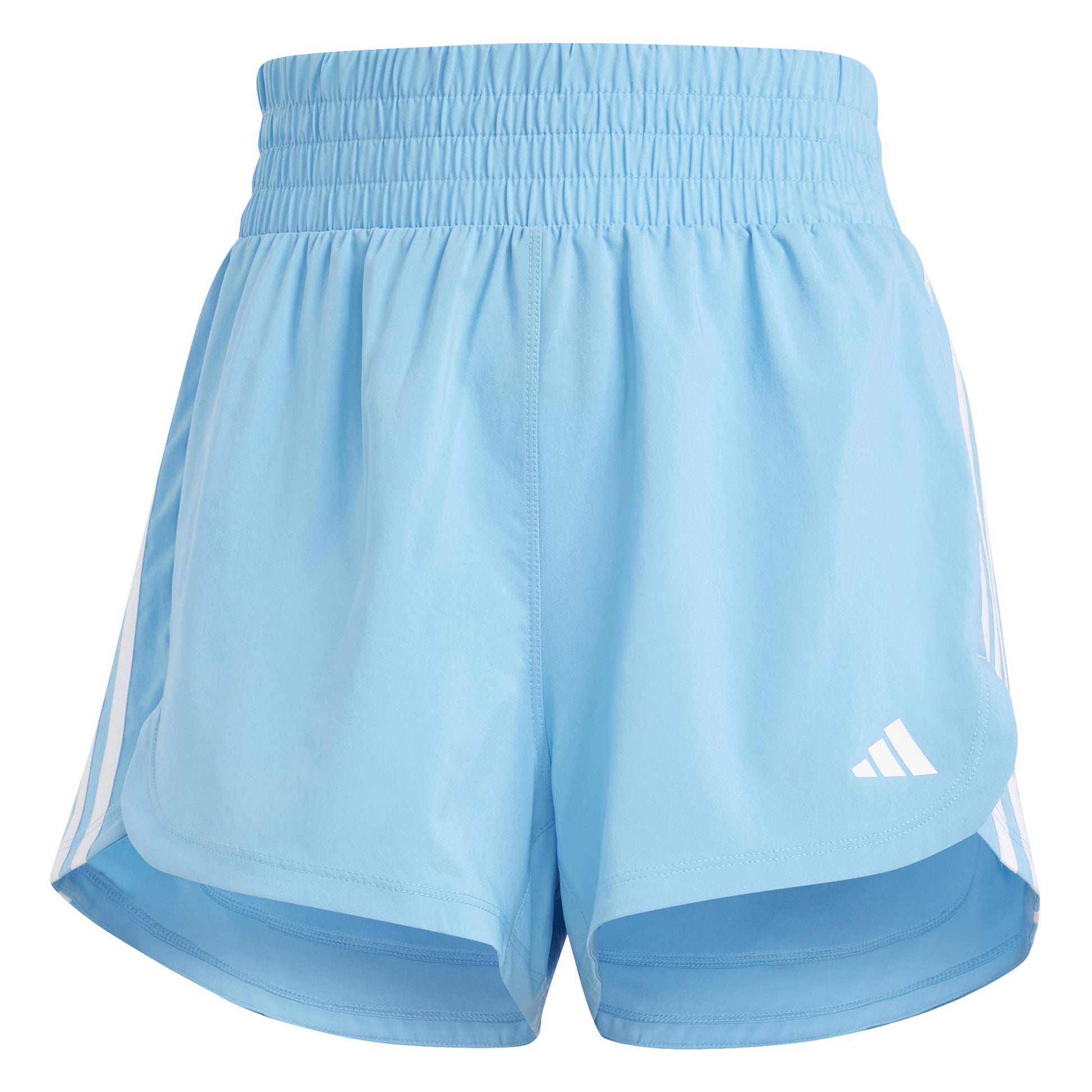adidas Pacer Woven High Shorts Damer - blå,