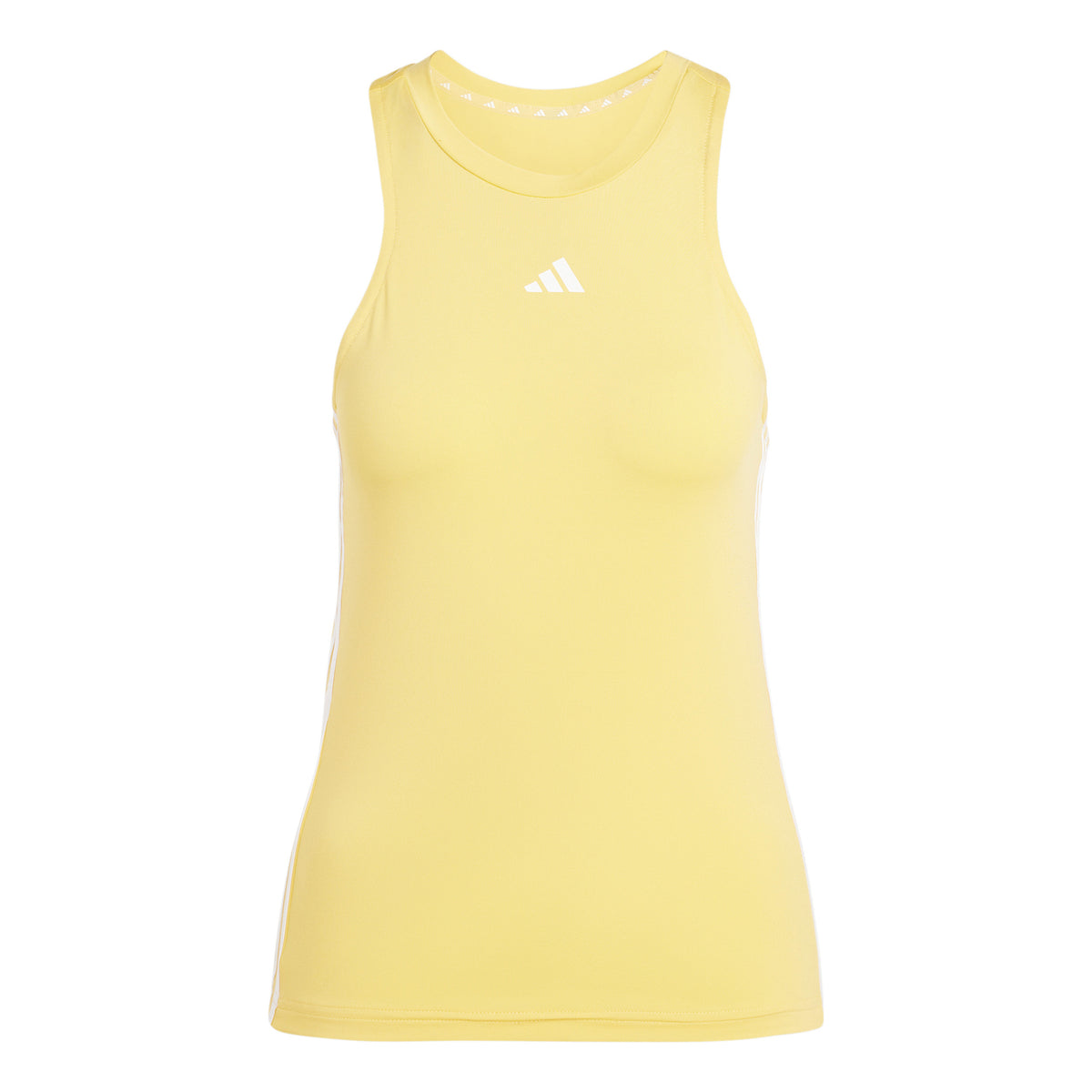 adidas Training Essential 3 Stripes Tanktop Damer - gul, hvid