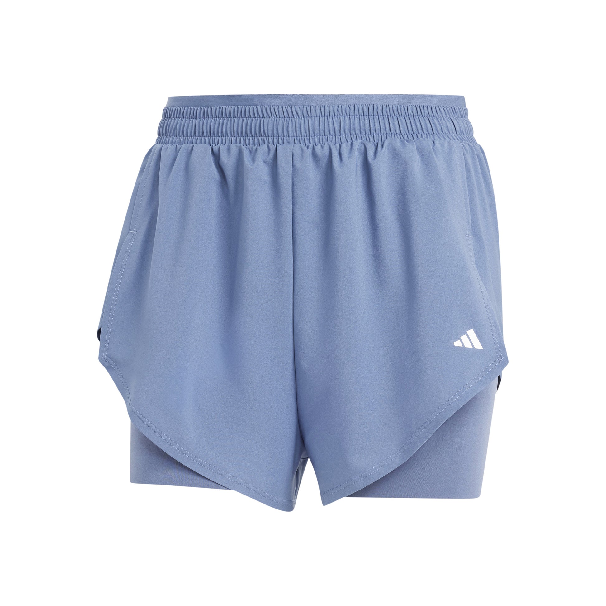 adidas Designed for Training 2in1 5,5in Shorts Damer - blå-grå,