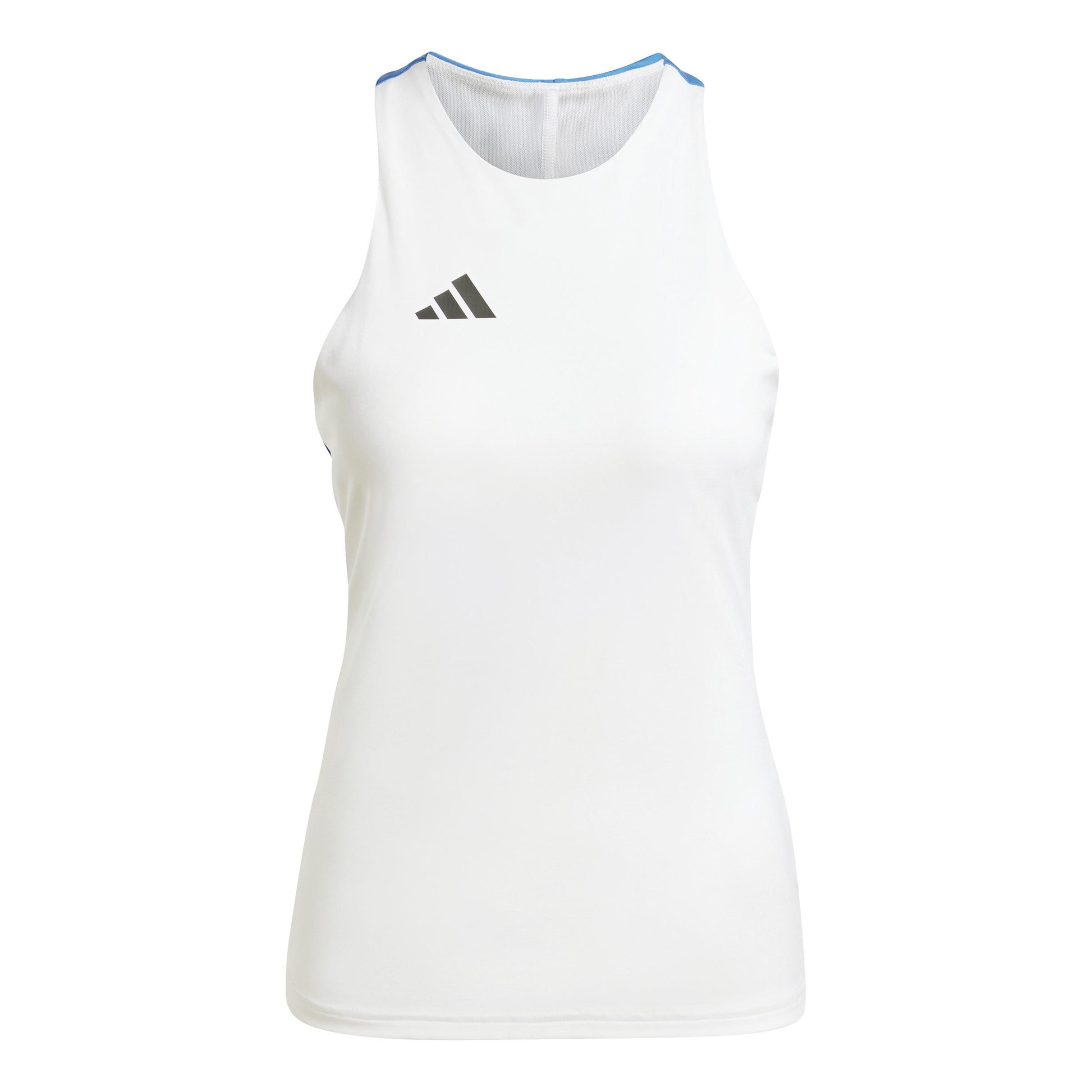 adidas Y- Tanktop Damer - hvid, blå