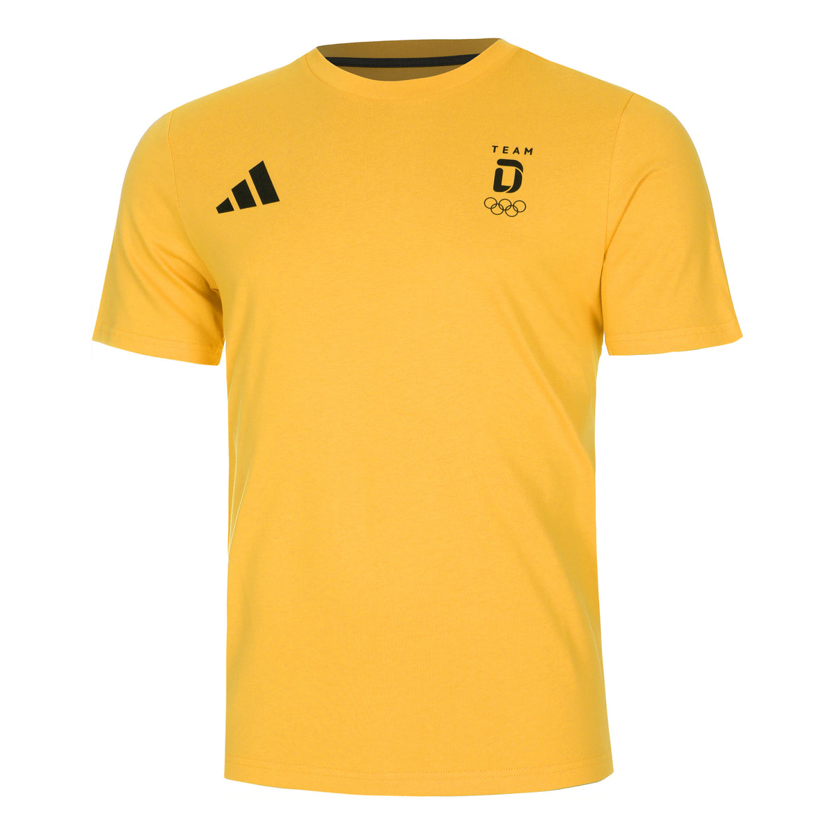 adidas Team FI T-shirt Herrer - gul,