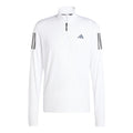 Own The Run B Half-Zip Shirt, langærmet Herrer - hvid,