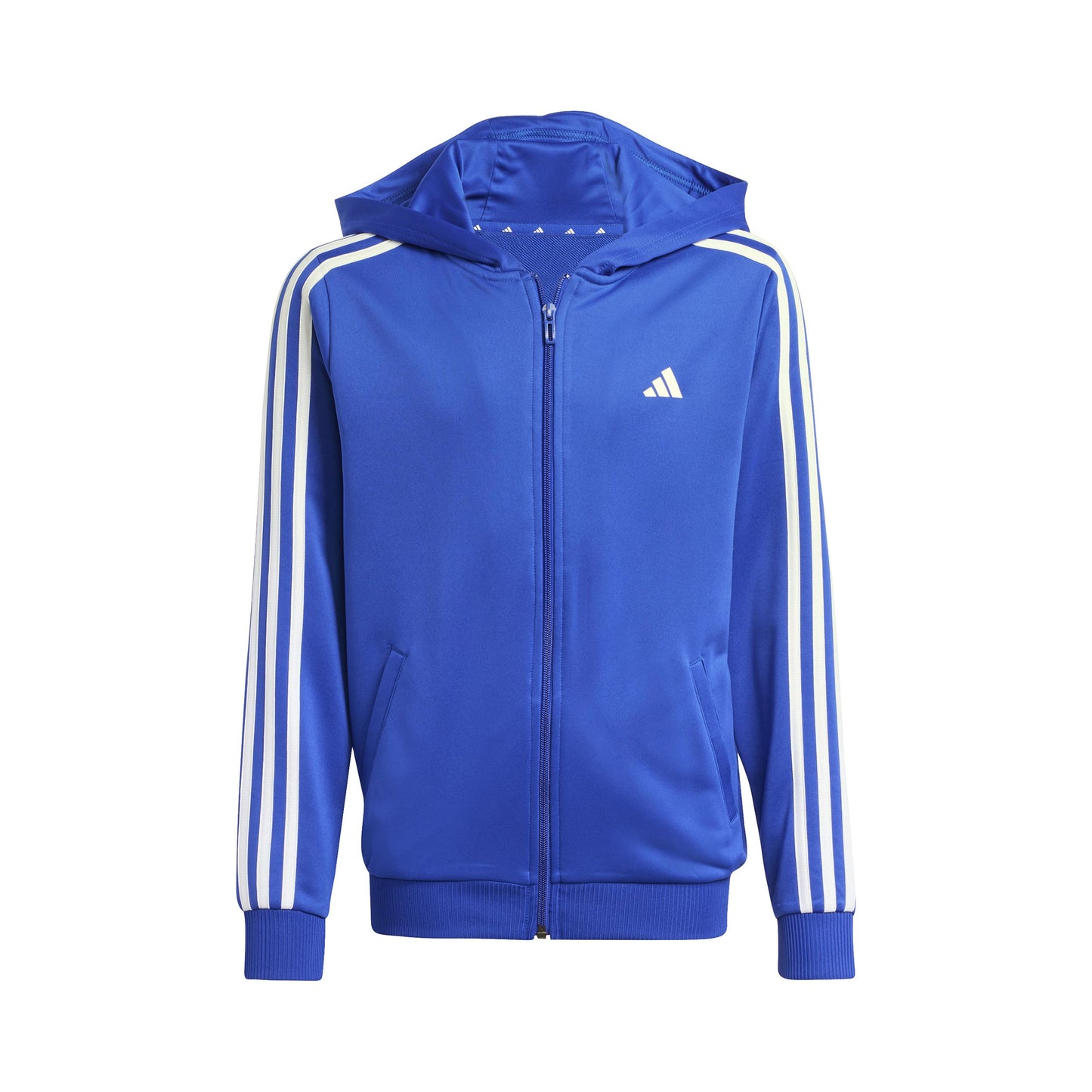 adidas Training ES 3 Stripes Full-Zip Sweatjakke Børn - blå, hvid