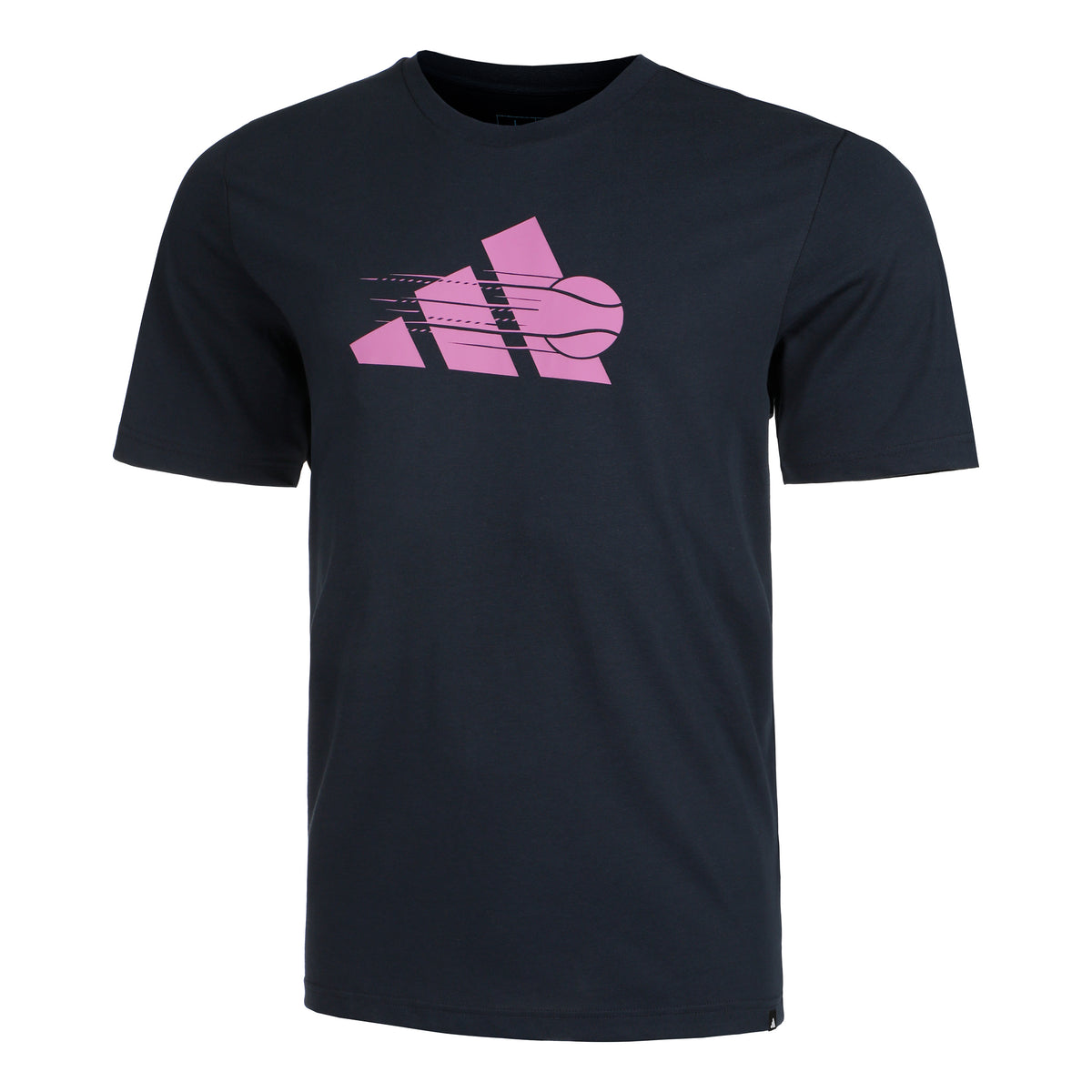 adidas Tennis 3 Stripes T-shirt Herrer - sort, lilla