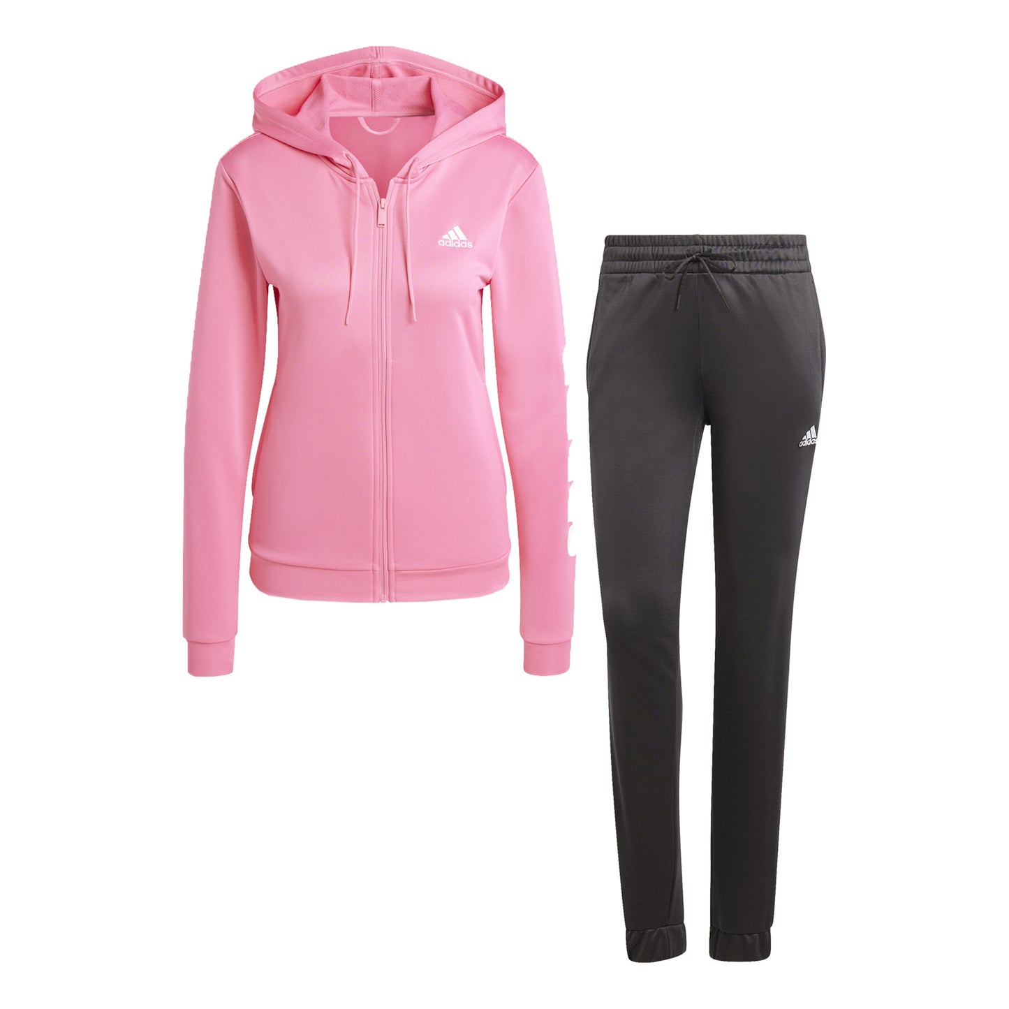 adidas Linear Træningsdragt Damer - rosa, sort