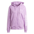 Linear French terry Full Zip Sweatjakke Damer - rosa,