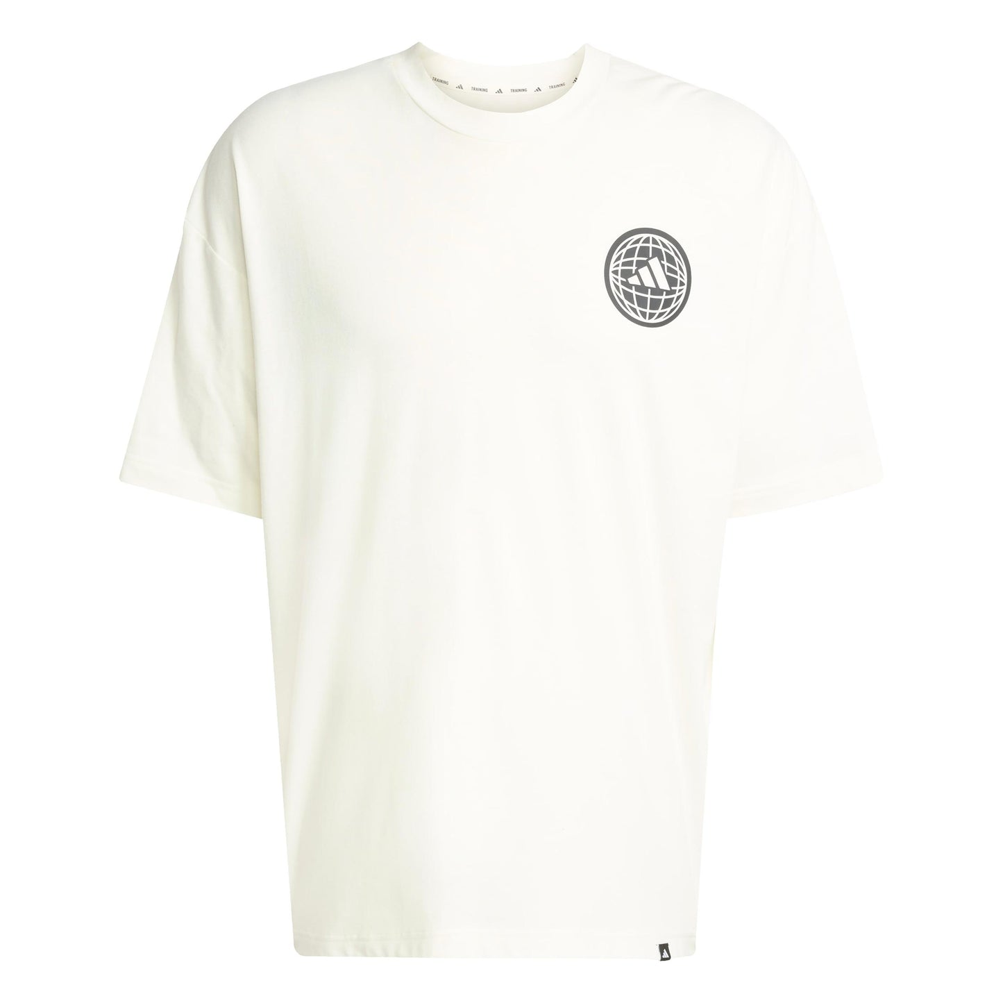 adidas Gfx Glob Q3 T-shirt Herrer-Creme