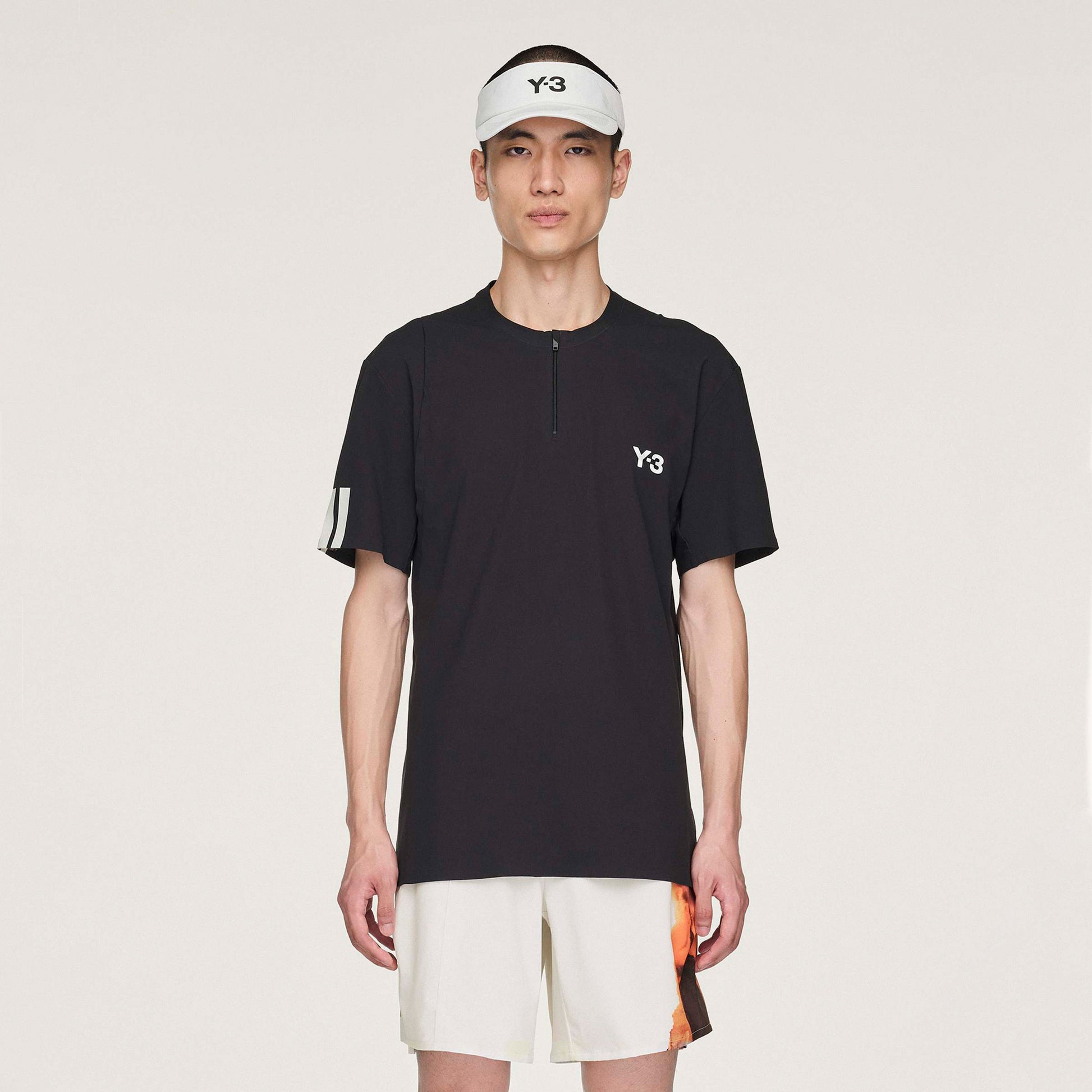 adidas Y-3 Zip Polo Herrer-Sort