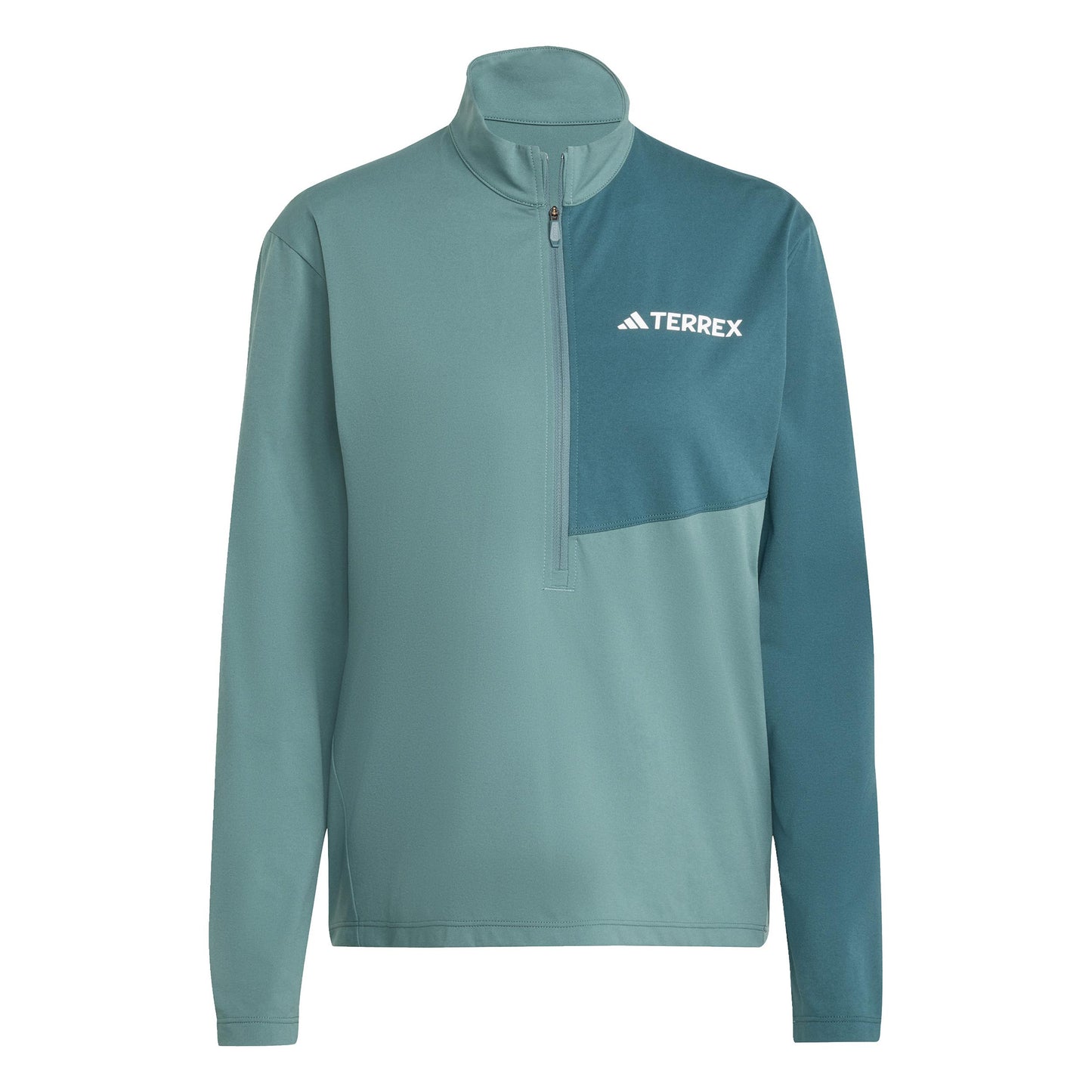 adidas Terrex MT Half-Zip Løbetrøje Damer-Mørkegrøn,Grøn