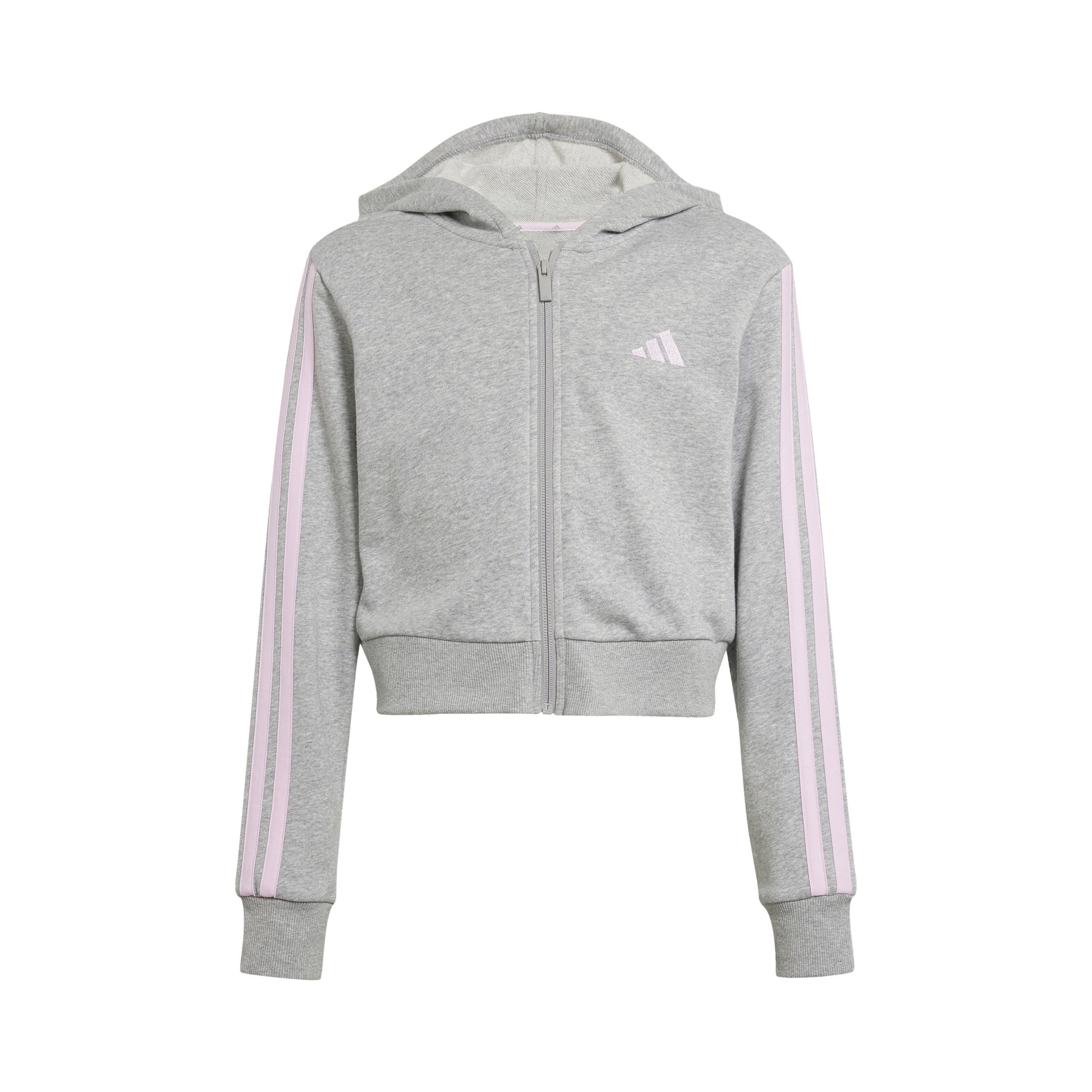 adidas Essentials Crop Sweatjakke Børn-Grå