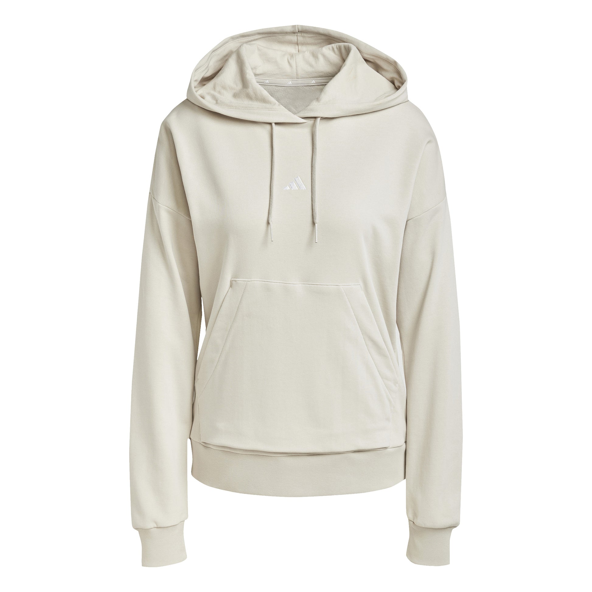 adidas Essentials Small Logo Hættetrøje Damer - grå,