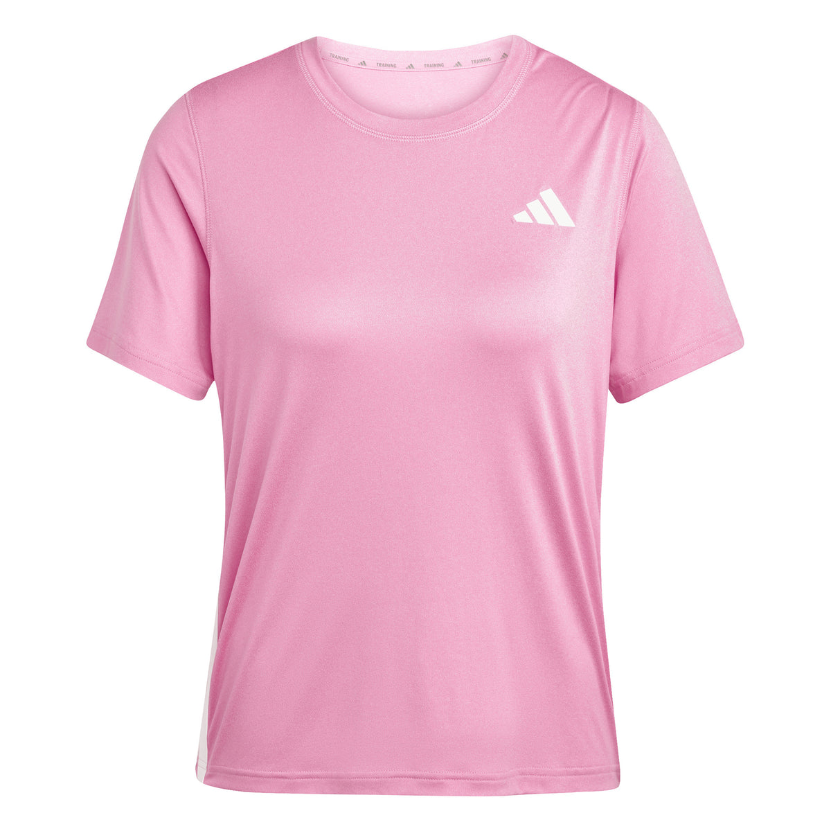 adidas Train Essentials 3 Stripes Workout T-shirt Damer - rosa, hvid