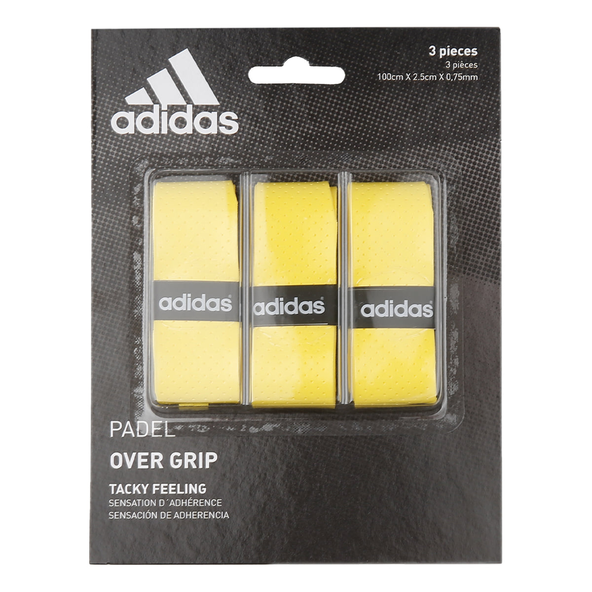 adidas Padel Overgrip Pakke med 3 - gul