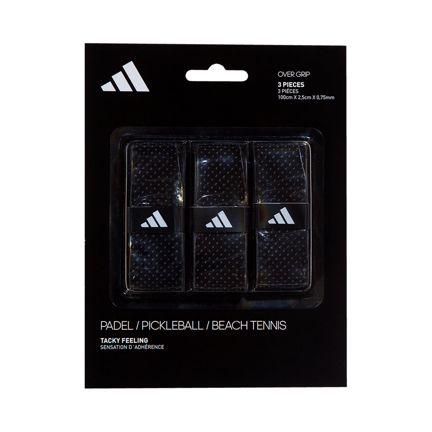 adidas Padel Overgrip Pakke Med 3-Sort