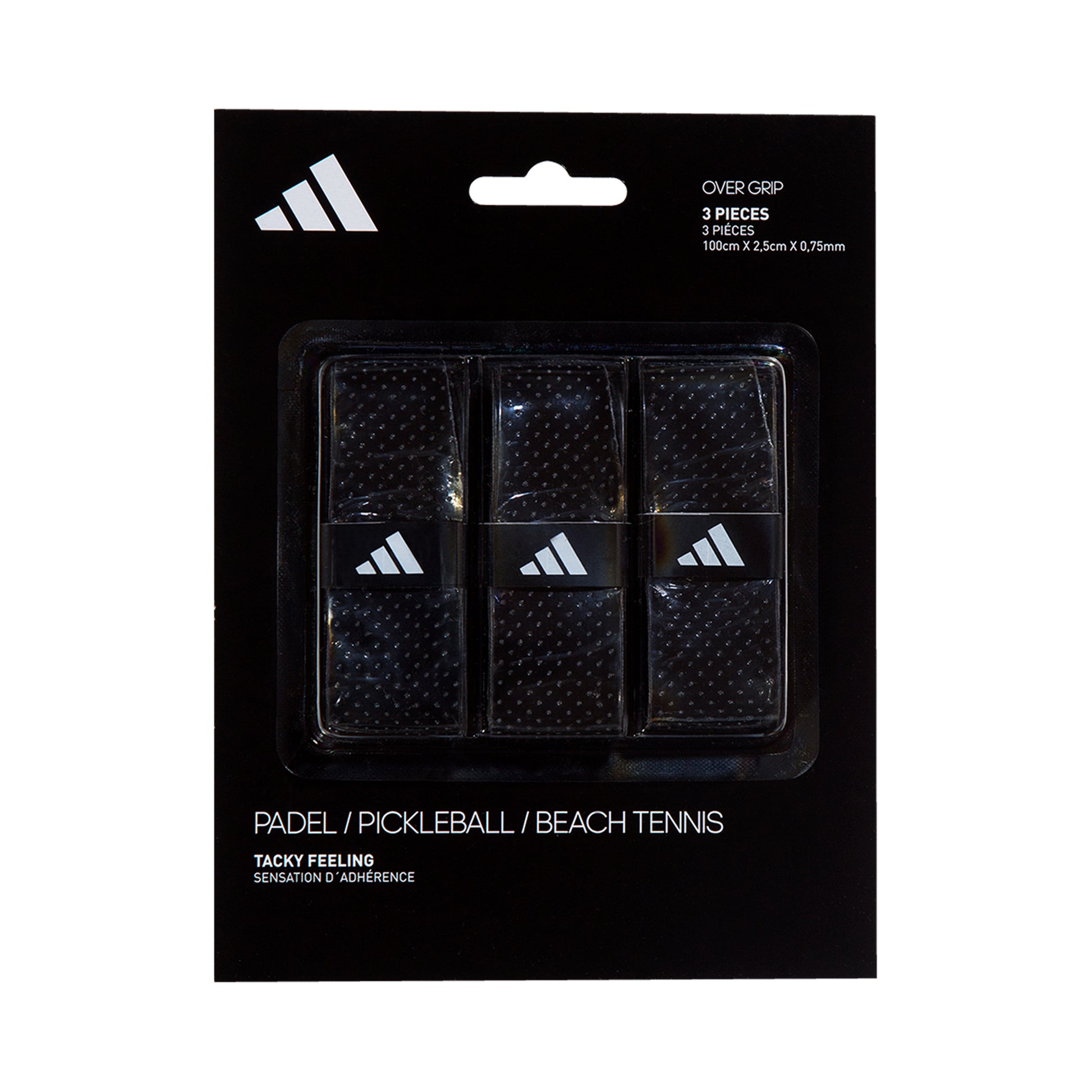 adidas Padel Overgrip Pakke Med 3-Sort