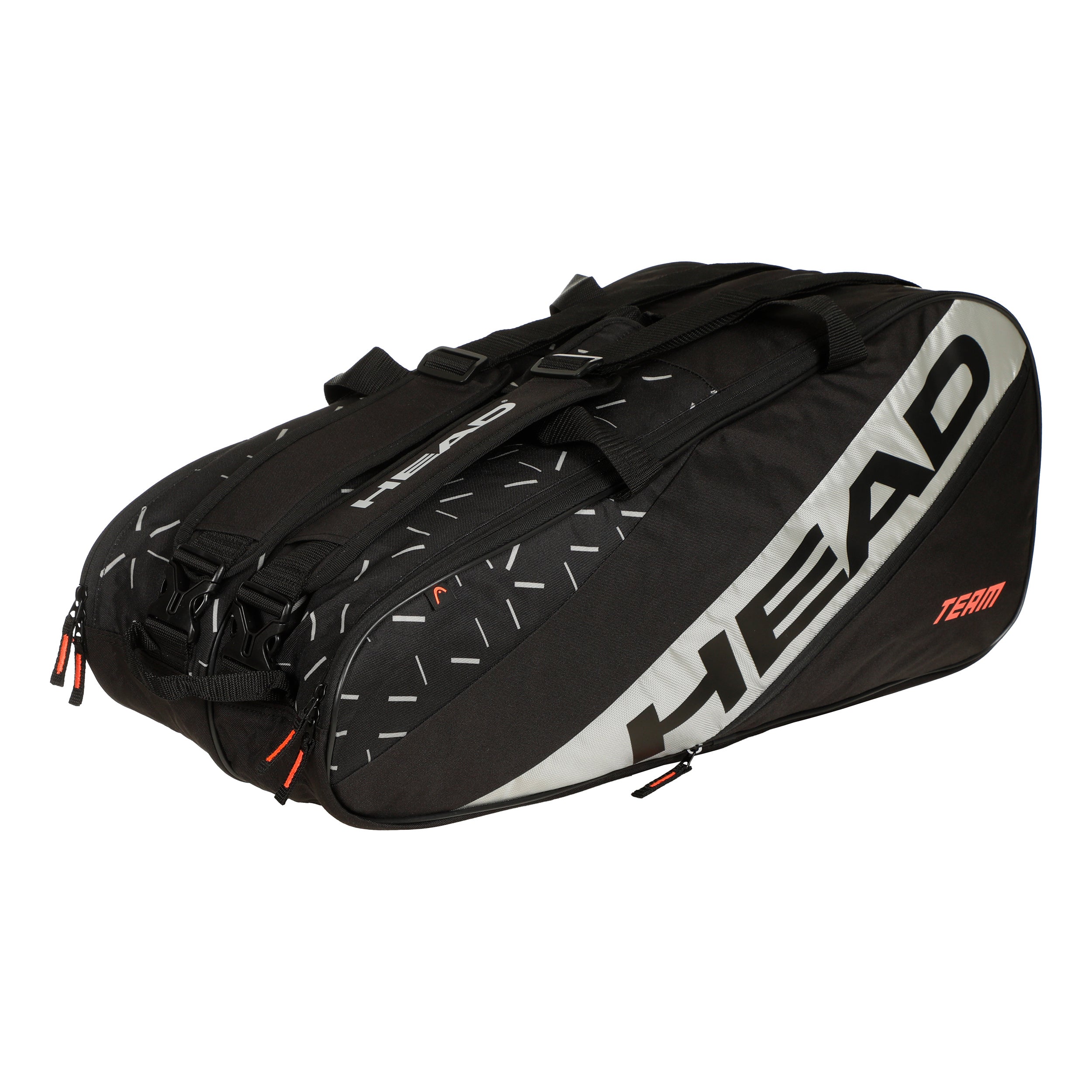 HEAD Team Racquet Bag L Ketchertaske-Sort,Grå