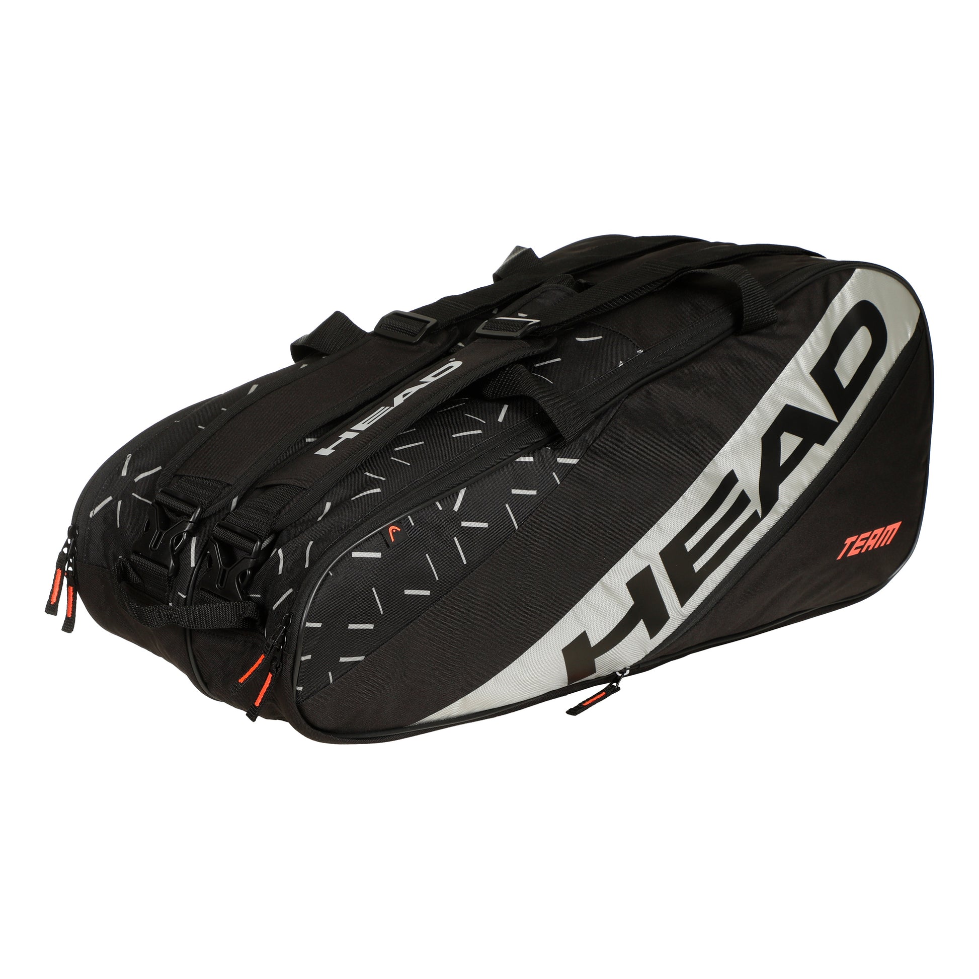 HEAD Team Racquet Bag L Ketchertaske-Sort,Grå