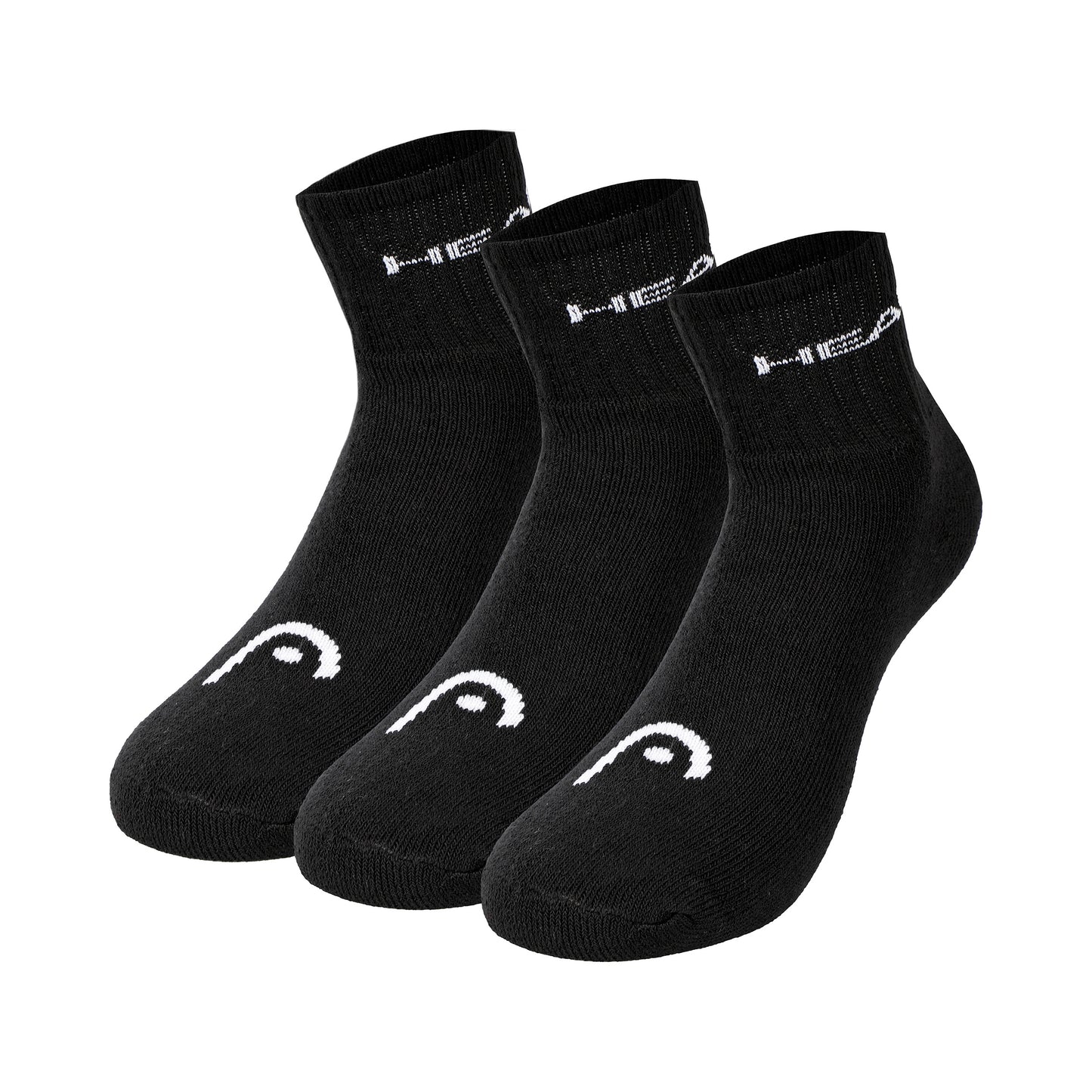 HEAD Short Crew Tennissokker Unisex - sort,