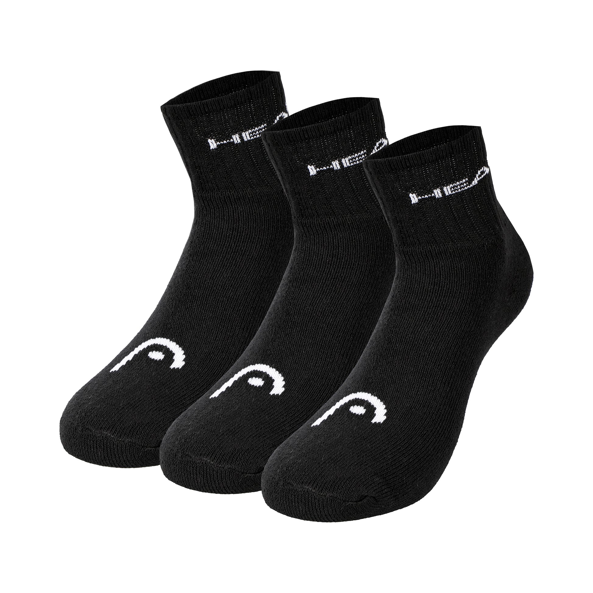HEAD Short Crew Tennissokker Unisex - sort,
