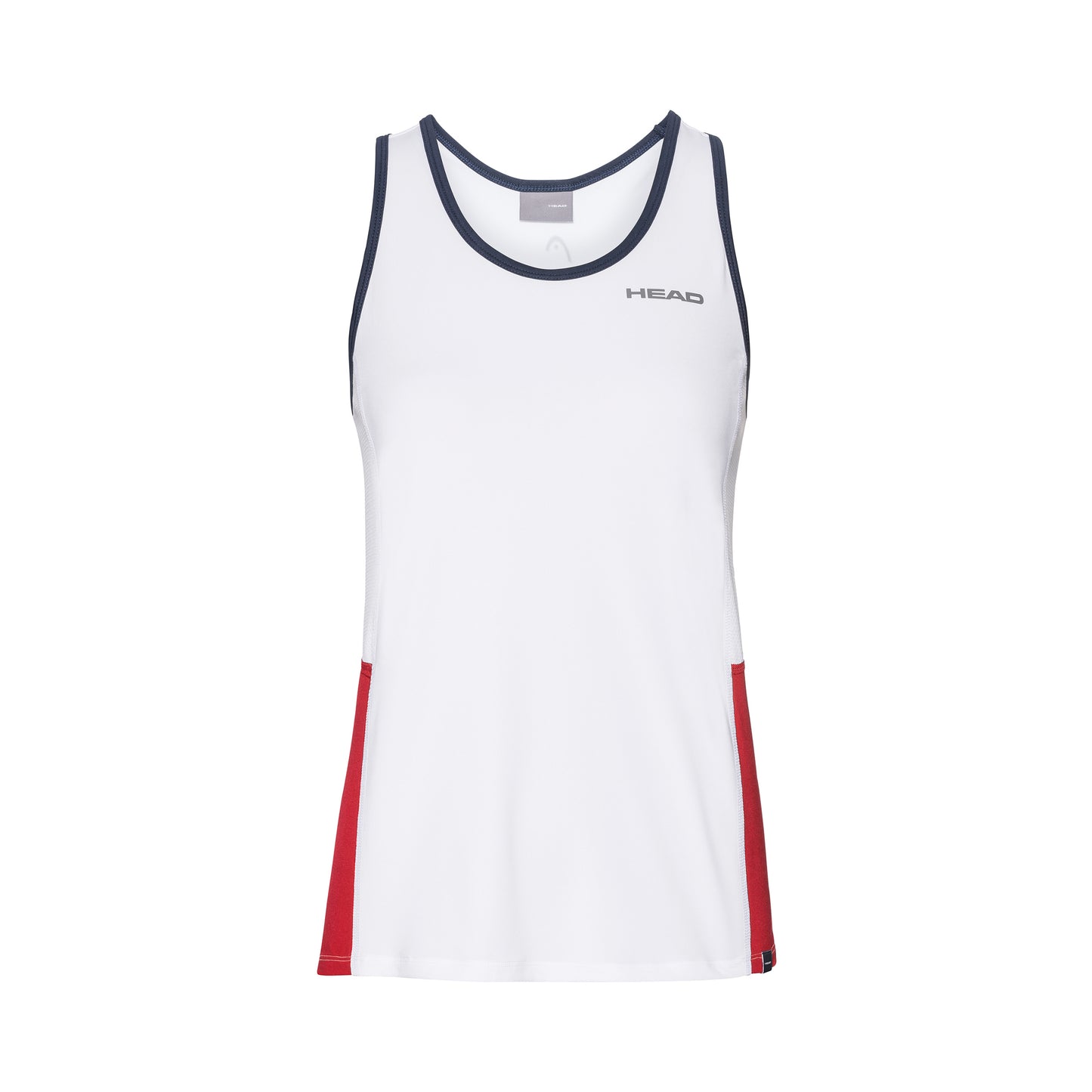 HEAD Club Tanktop Pige - hvid, rød