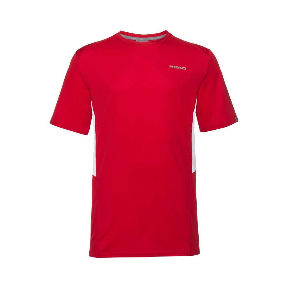 HEAD Tech T-shirt Drenge - rød, hvid