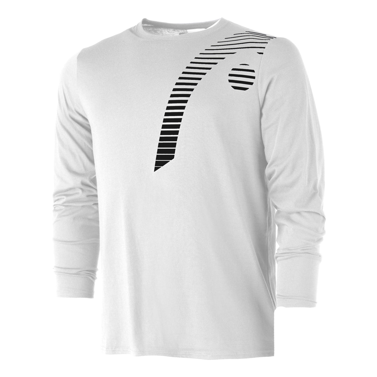 HEAD Club 22 Cliff Shirt,Langærmet Herrer-Hvid,Sort