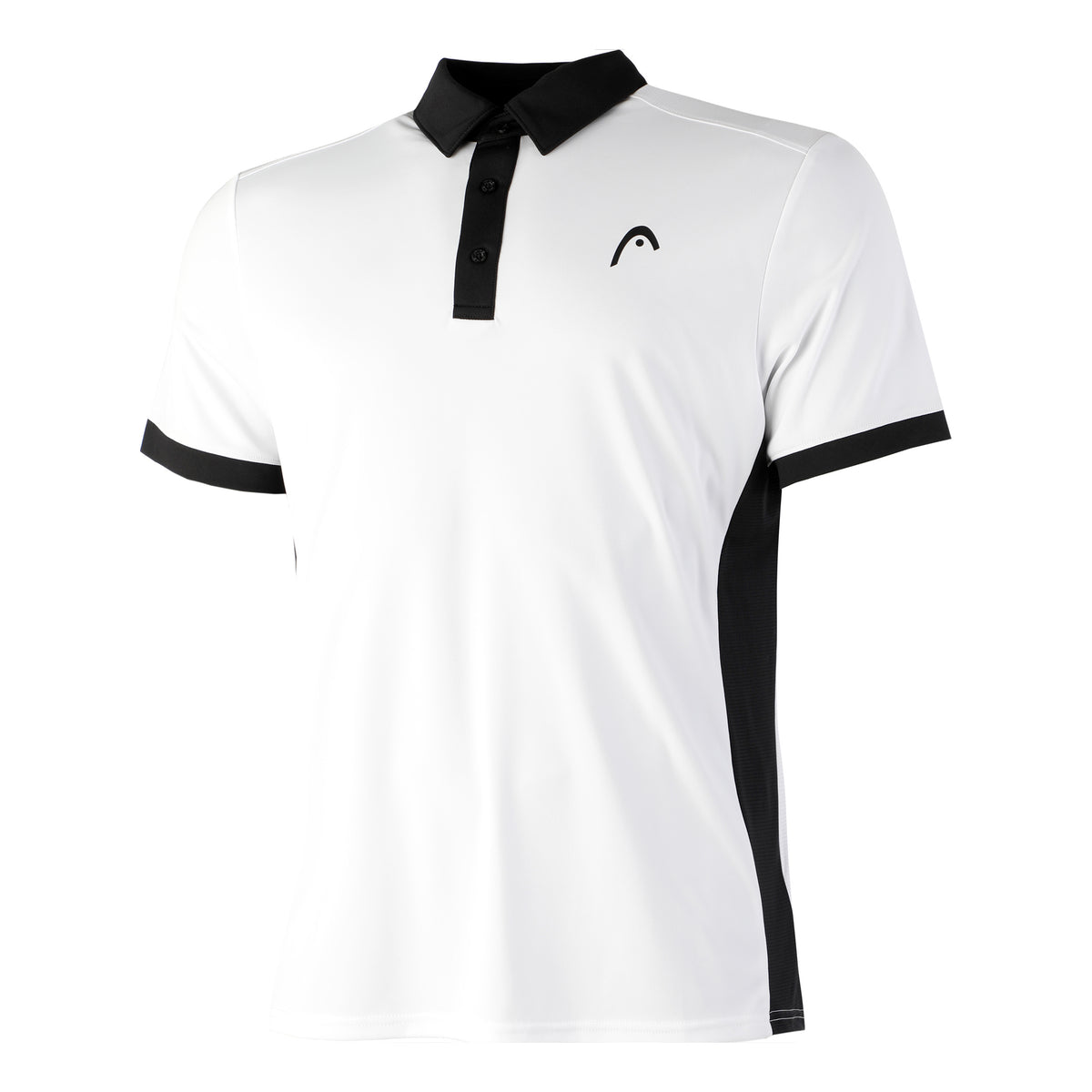 HEAD Slice Polo Herrer - hvid, sort