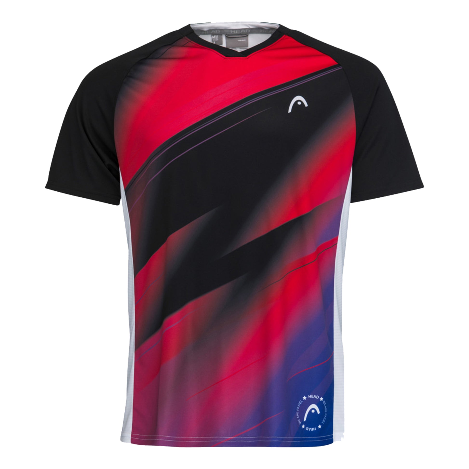 HEAD Play Tech T-shirt Herrer - sort, flerfarvet