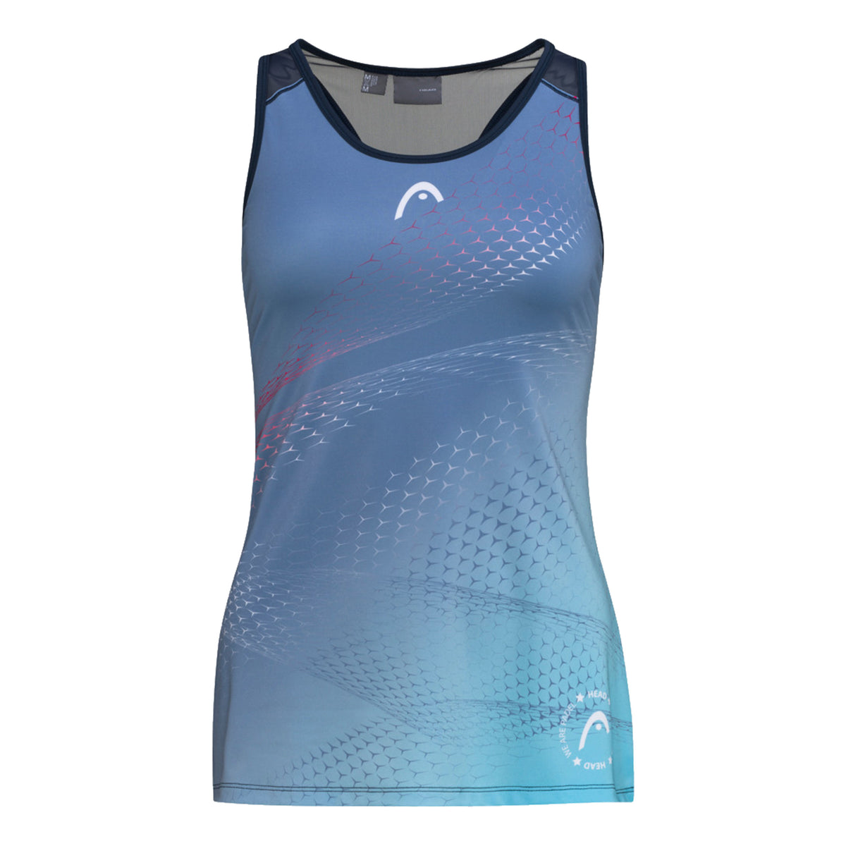 HEAD Play Tech Tanktop Damer - lyseblå, hvid
