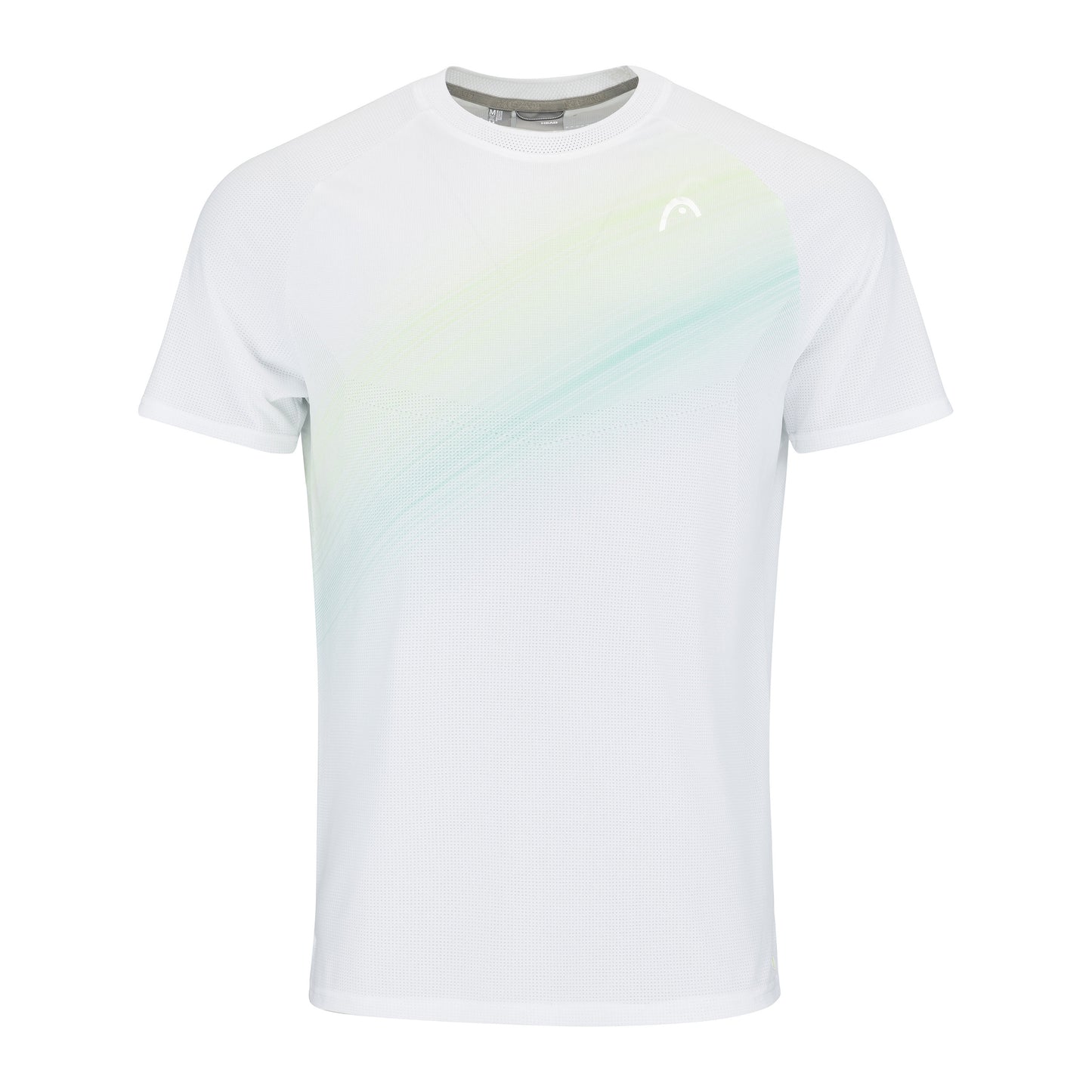 HEAD Performance T-shirt Herrer - hvid, grøn