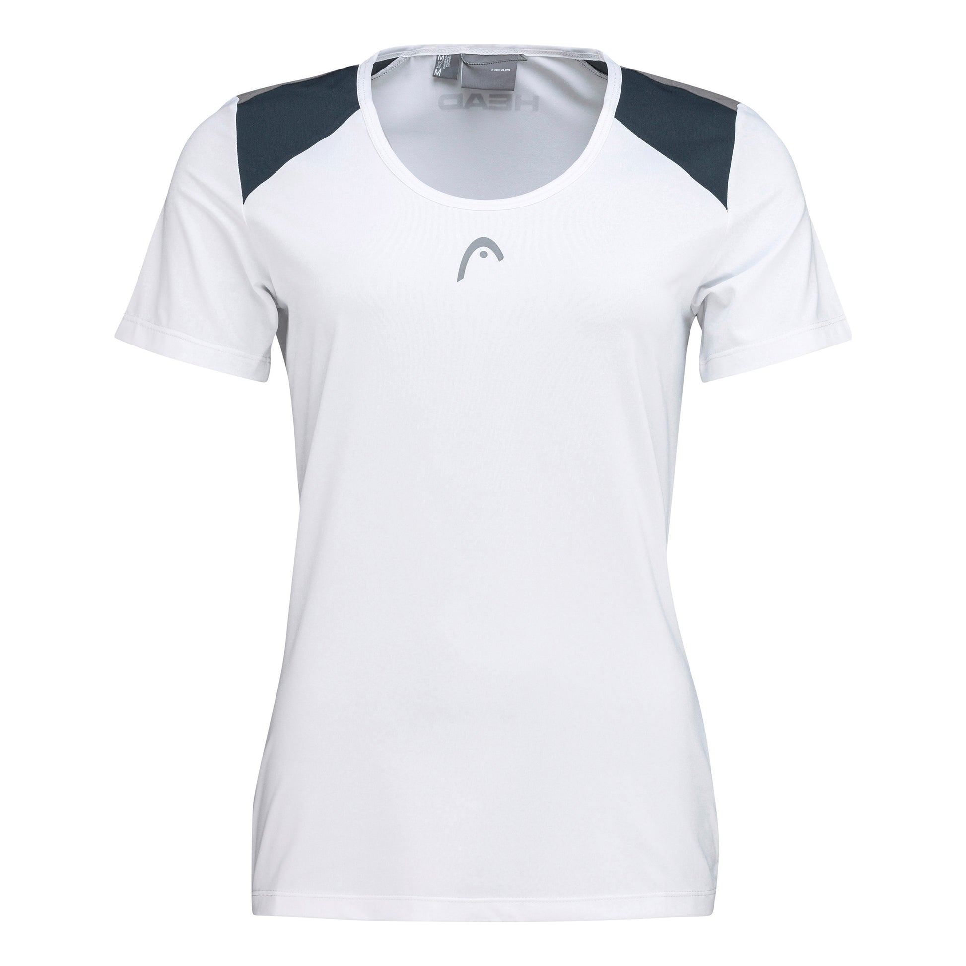 HEAD 22 Tech T-shirt Damer - hvid, mørkeblå