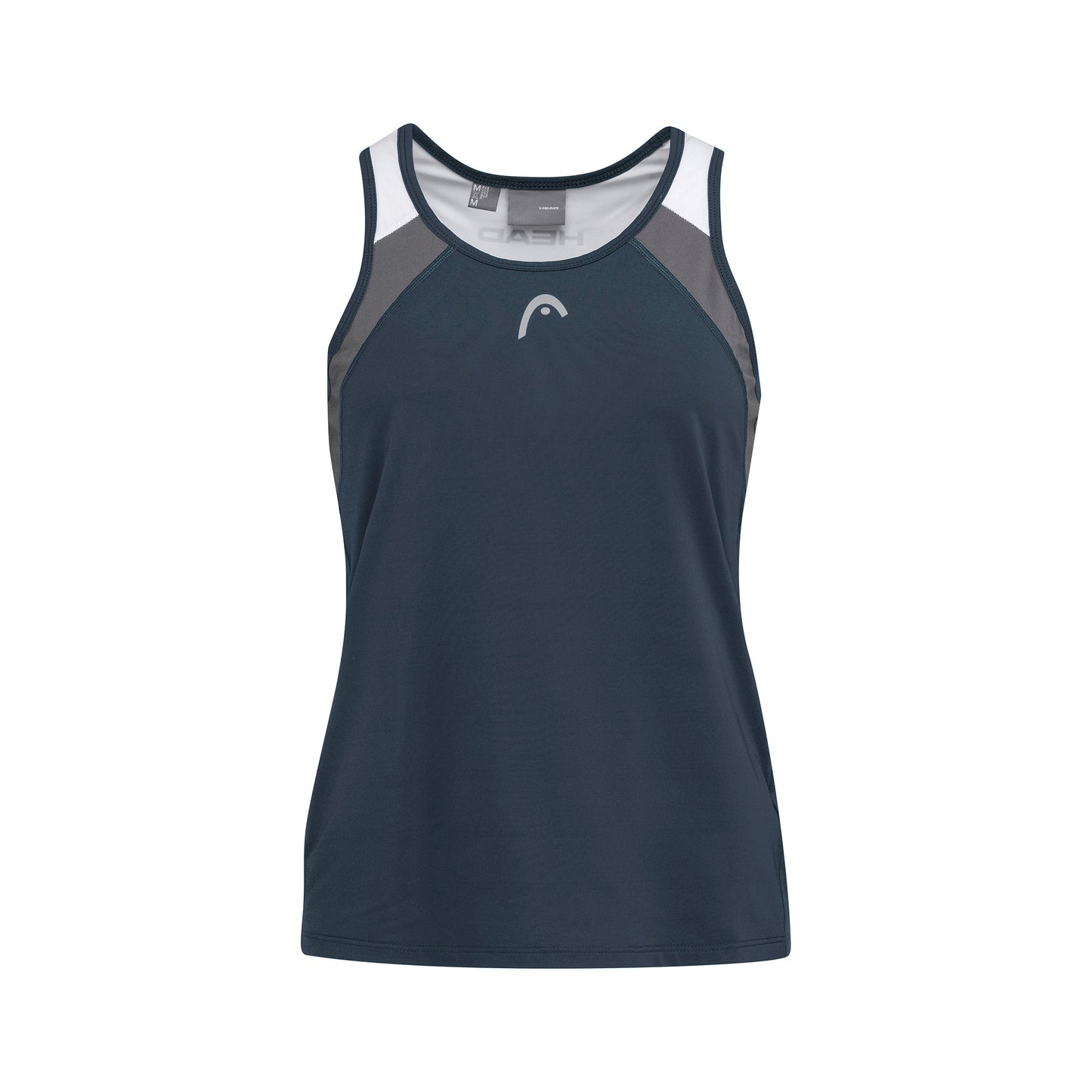HEAD Club 22 Tanktop Pige - mørkeblå, hvid