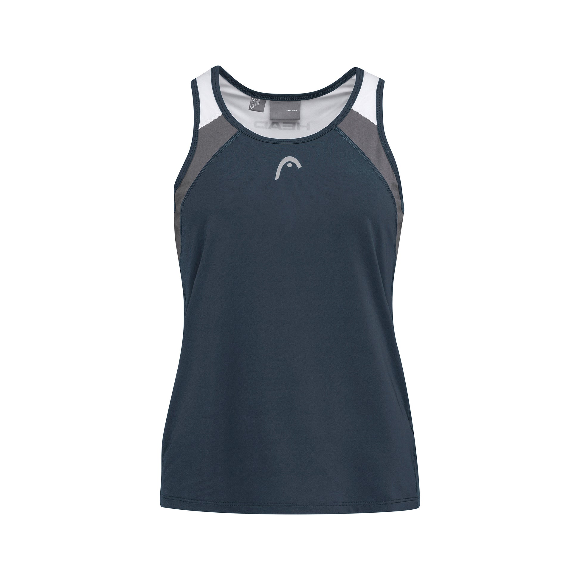HEAD Club 22 Tanktop Pige - mørkeblå, hvid
