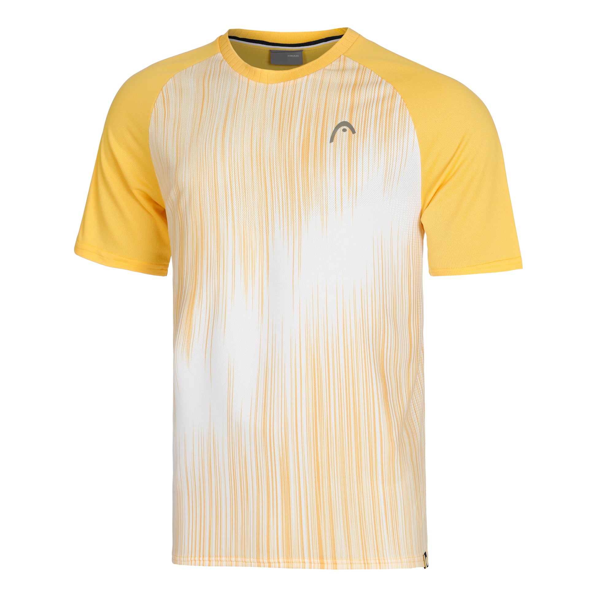 HEAD Performance T-shirt Herrer - guldgul, hvid