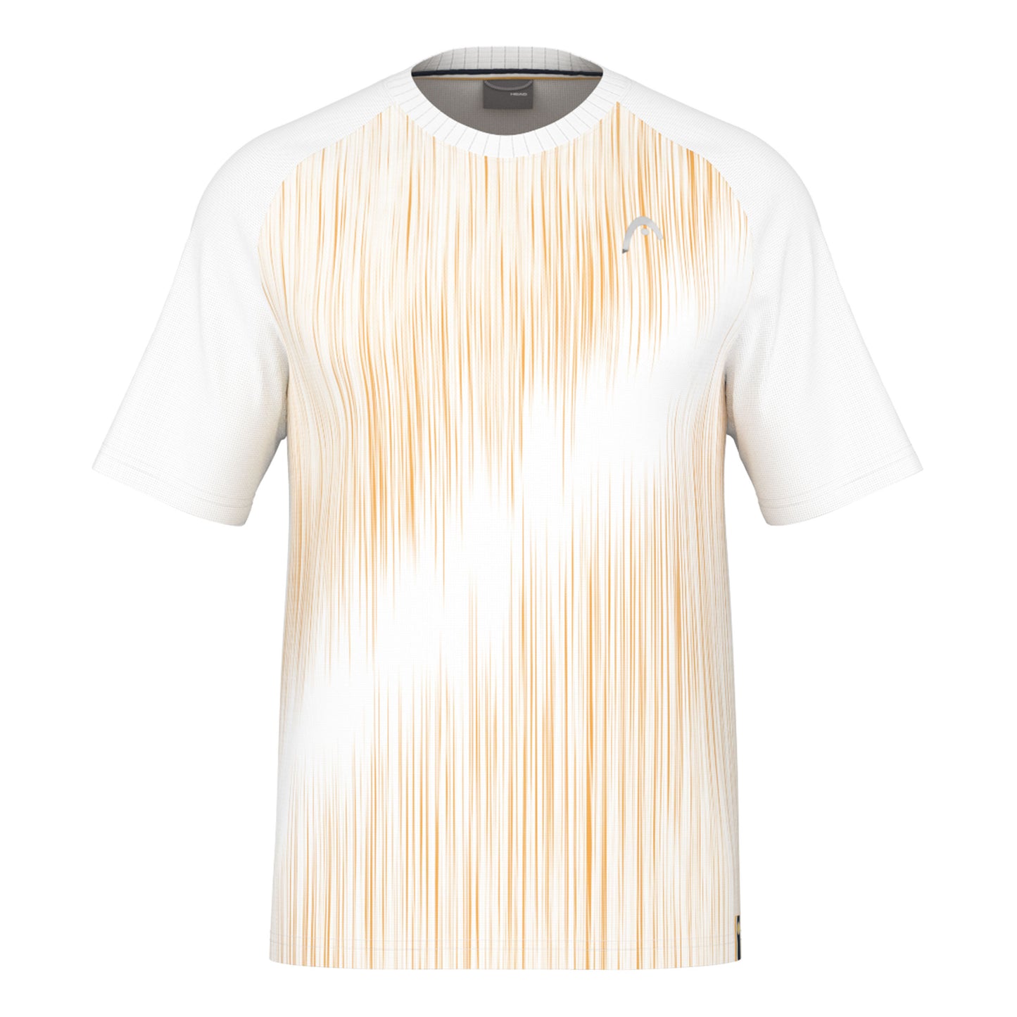 HEAD Performance T-shirt Herrer - hvid, guldgul