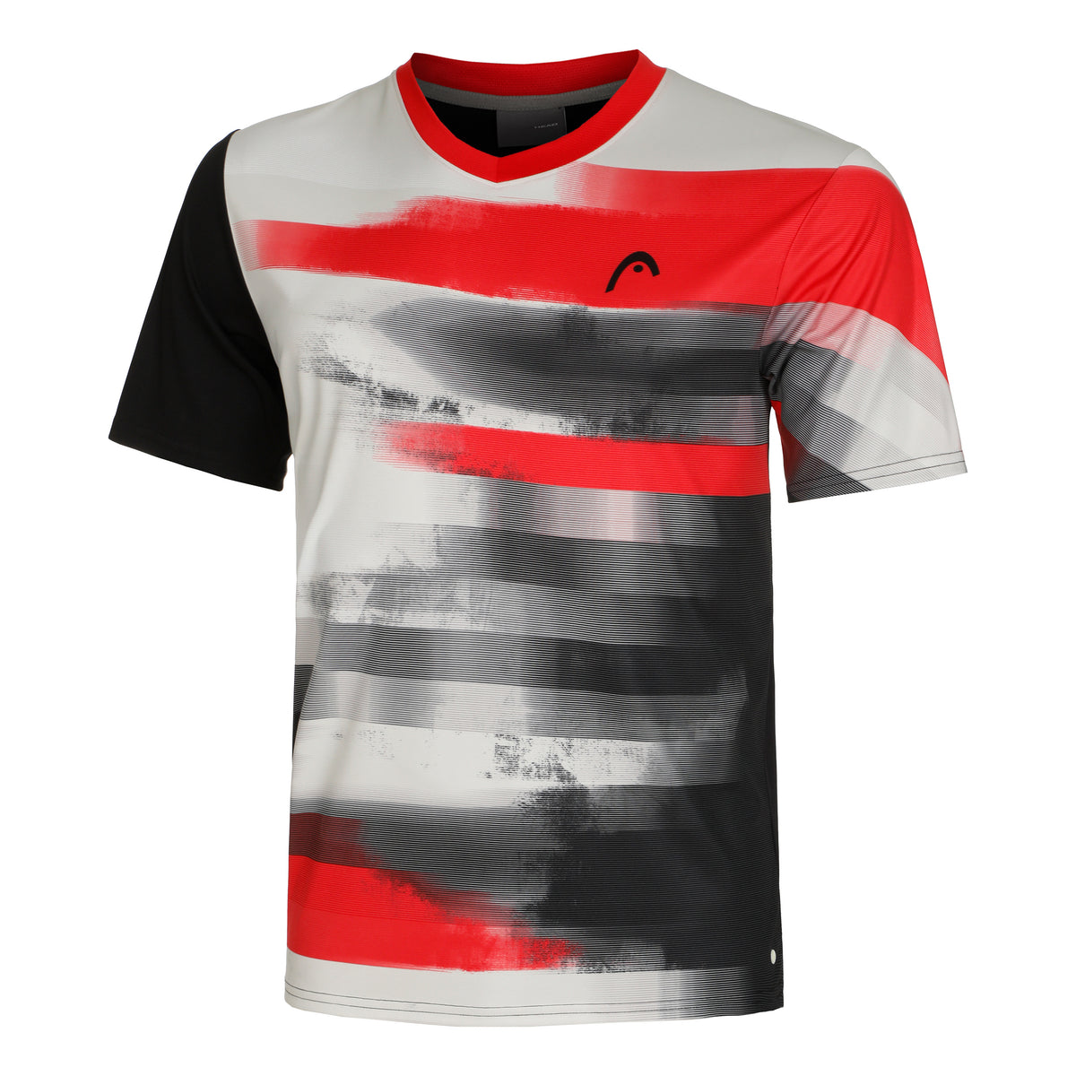 HEAD Topspin T-shirt Herrer - rød, sort
