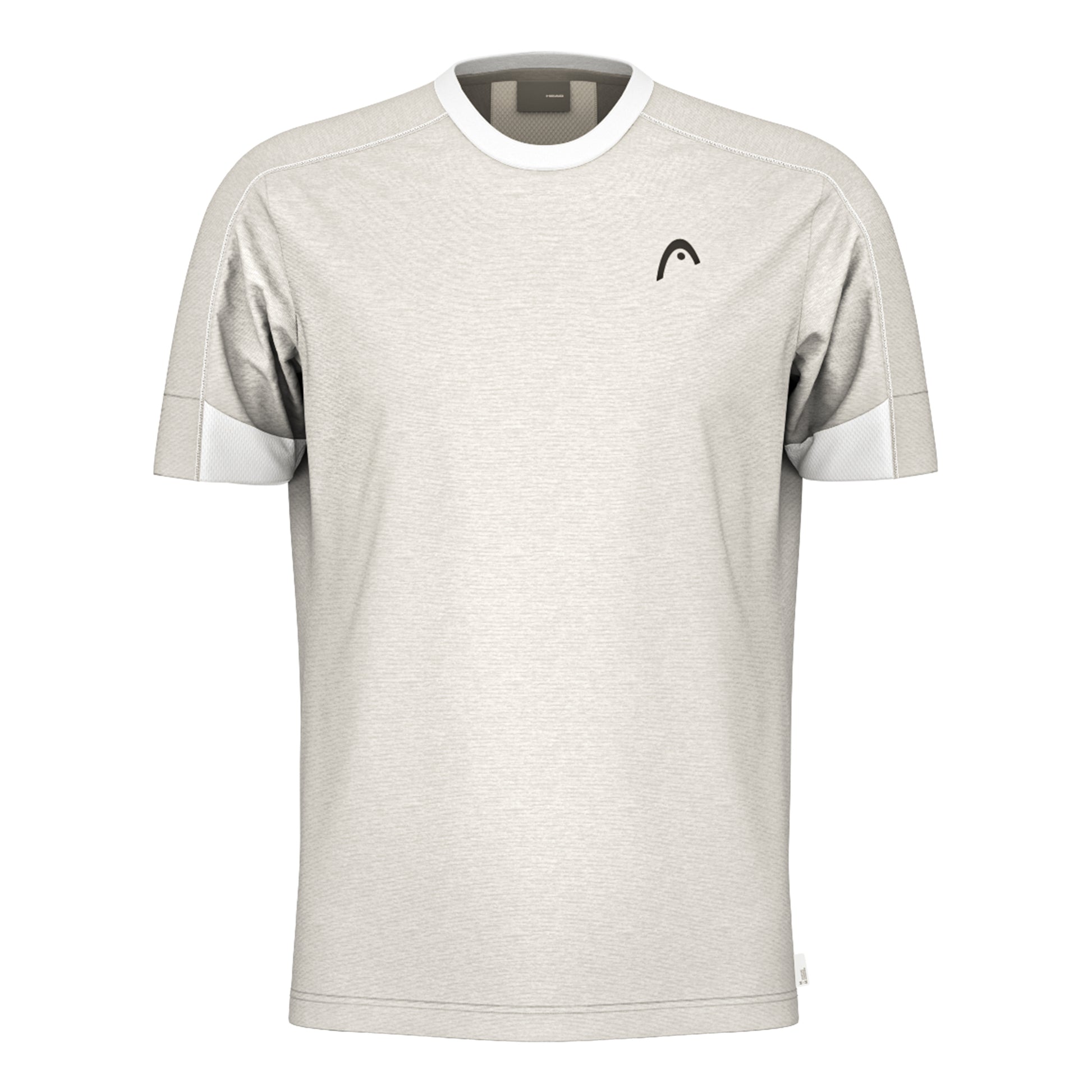 HEAD Play Tech T-shirt Herrer-Lysegrå