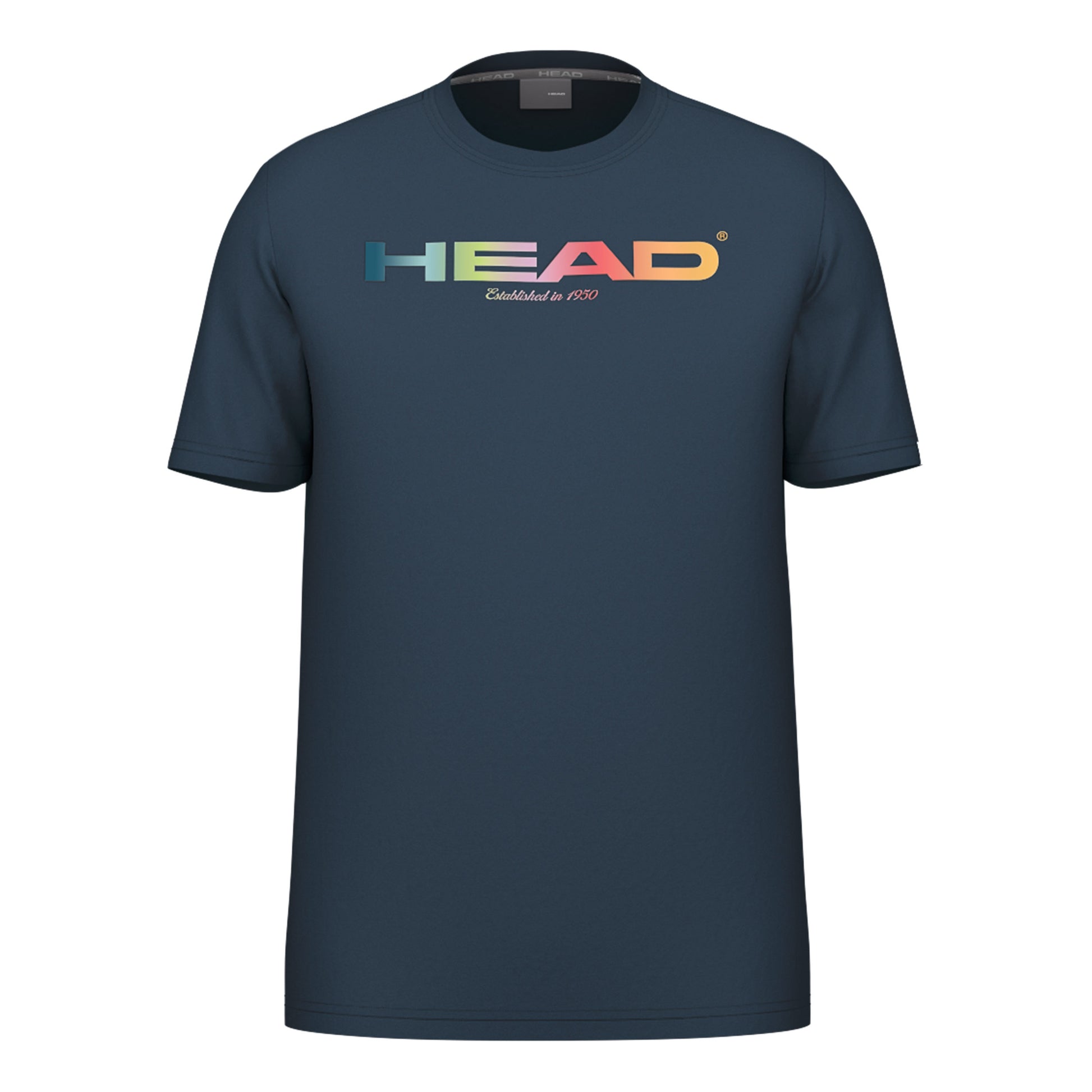 HEAD Vision Rainbow T-shirt Herrer - mørkeblå,