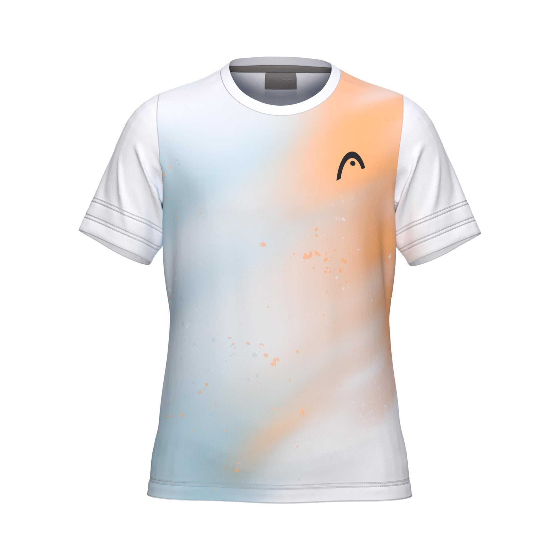 HEAD Tie-Break II T-shirt Pige - abrikos, hvid