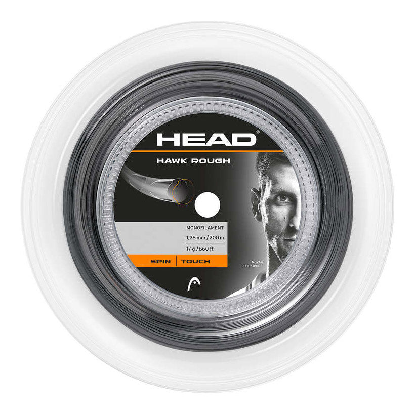 HEAD Hawk Rough Strenge, rulle 200m - antracit