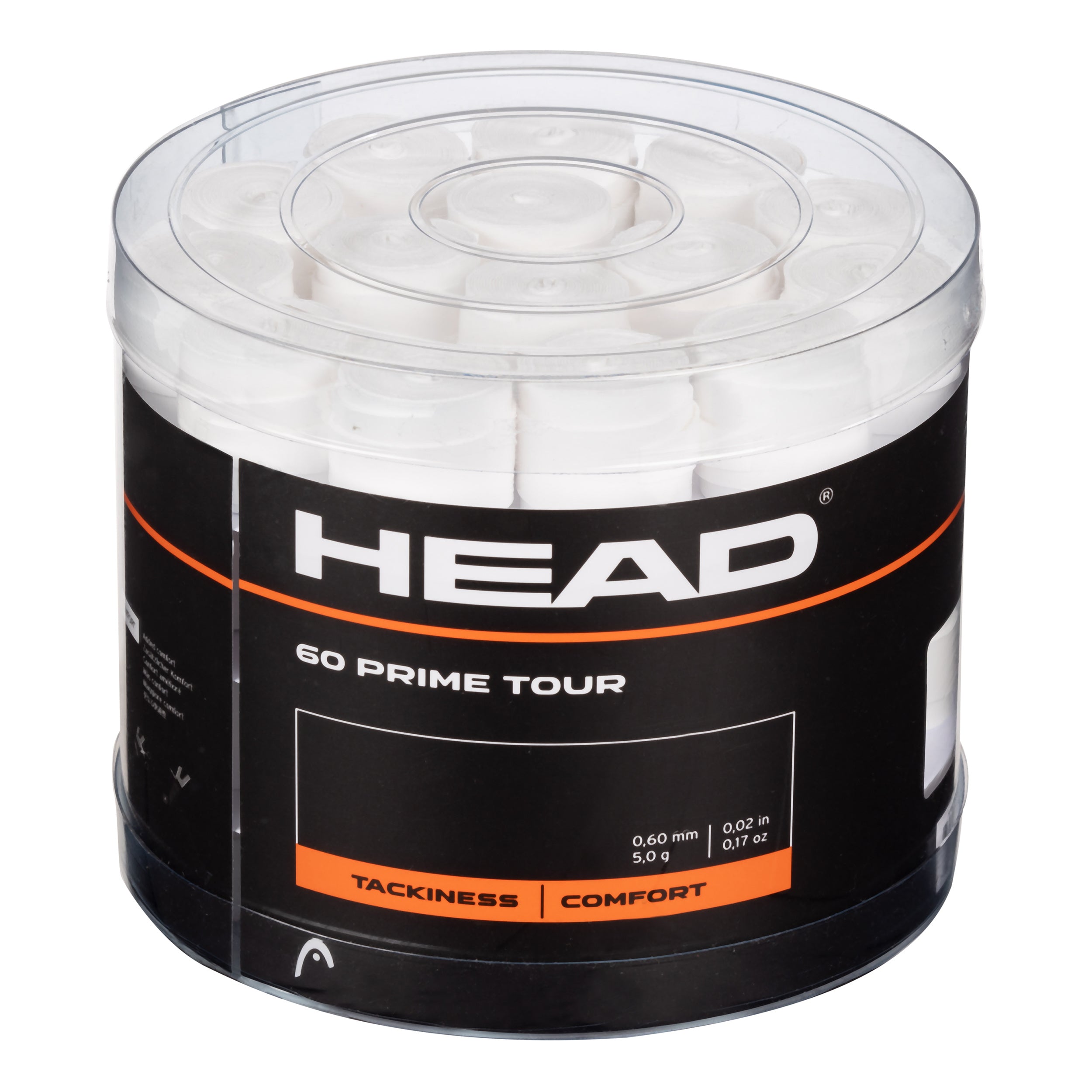HEAD Prime Tour Pakke med 60 - hvid