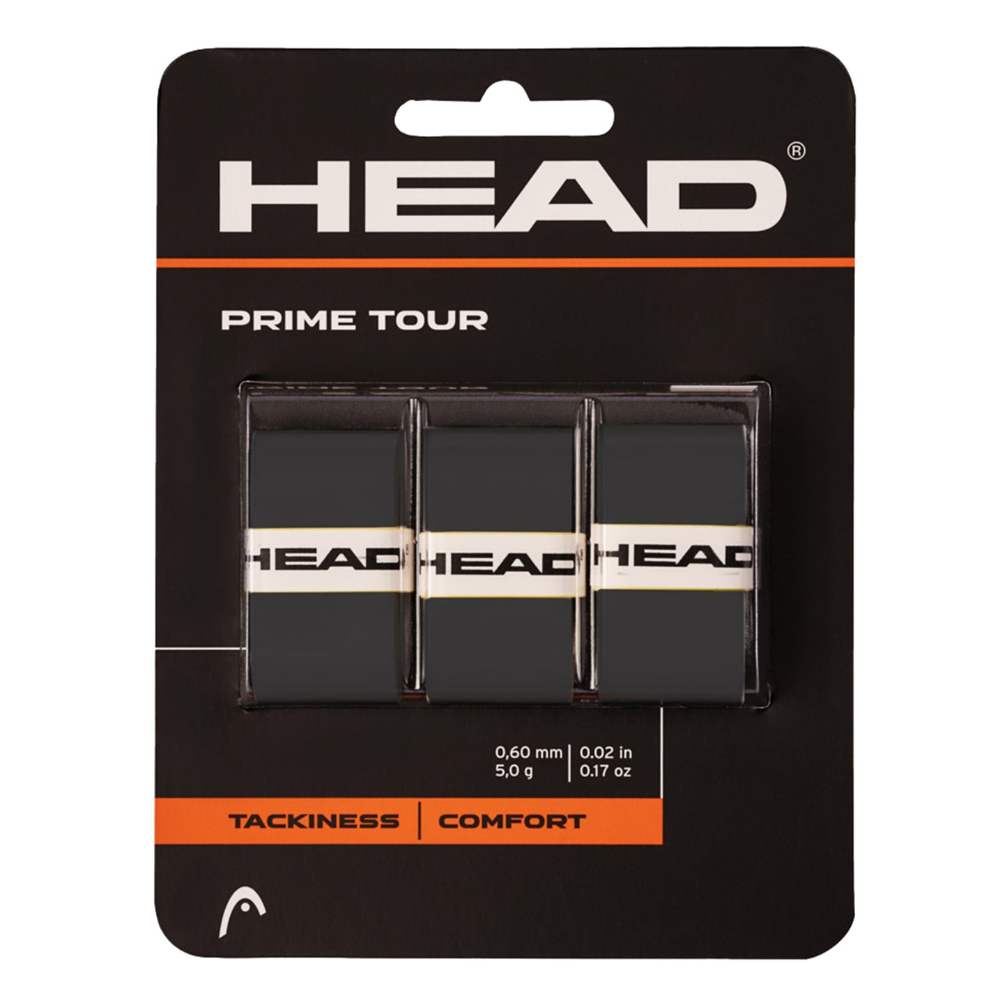 HEAD Prime Tour Pakke med 3 - sort