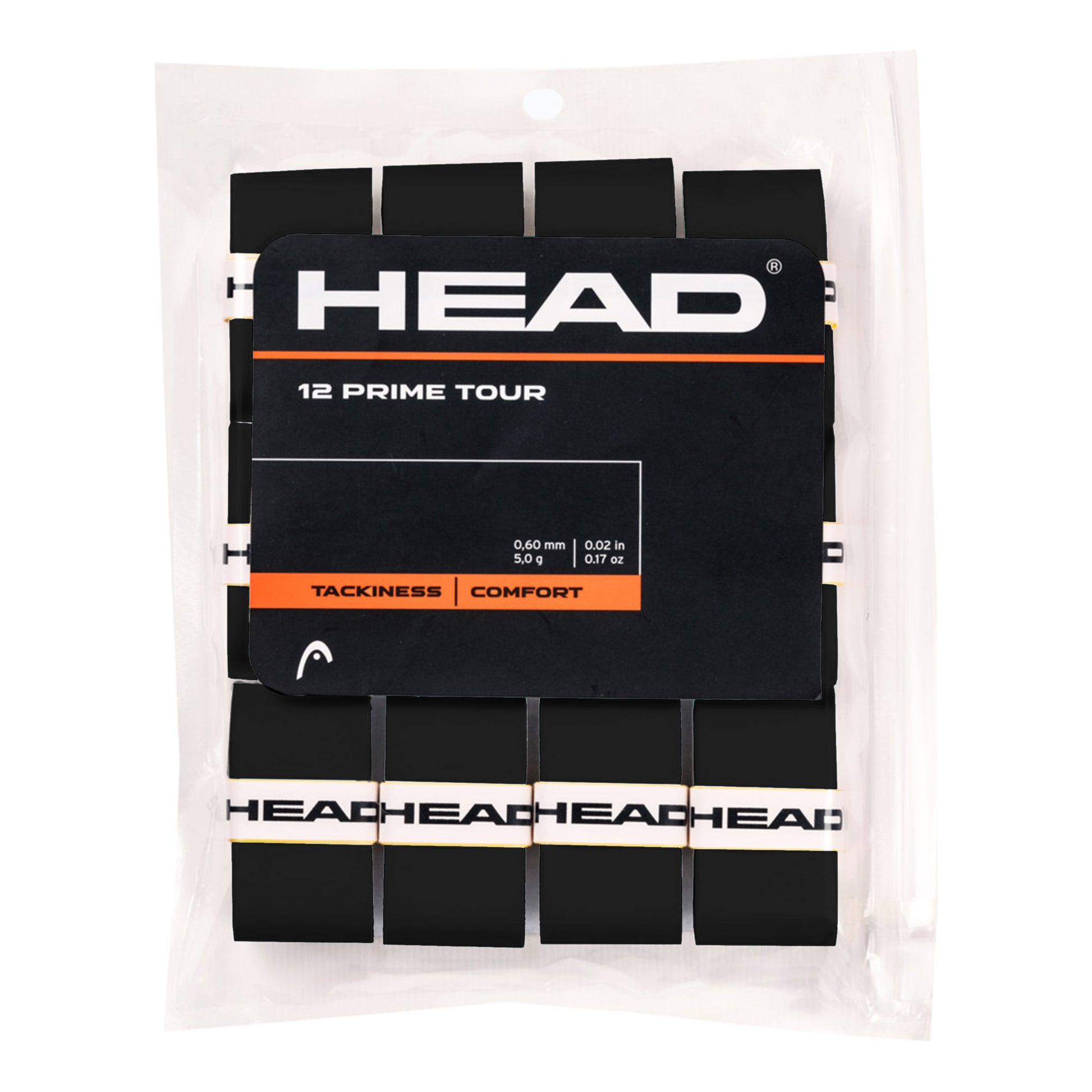 HEAD Prime Tour Pakke med 12 - sort