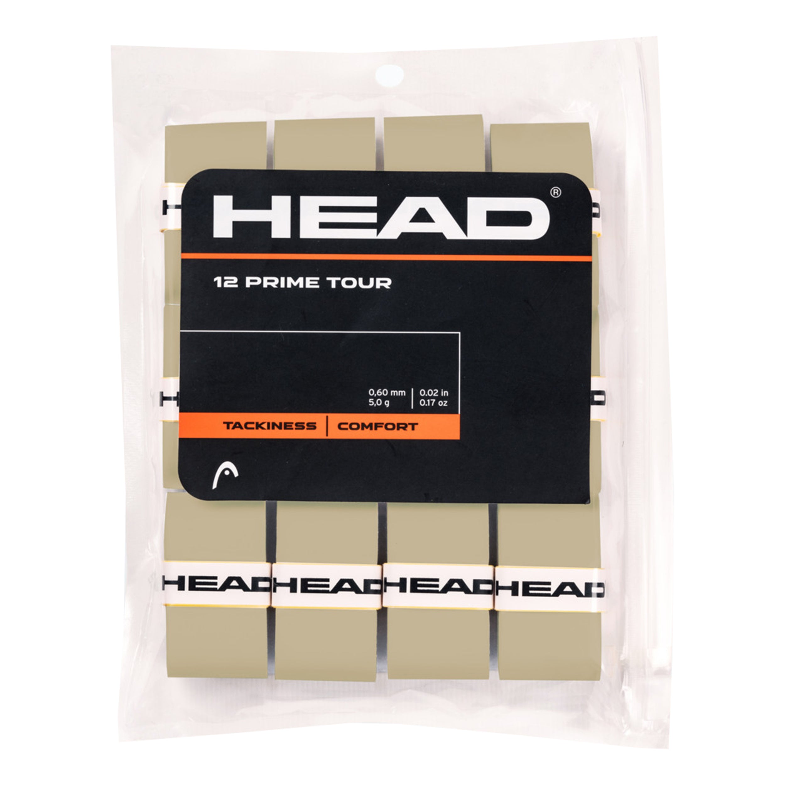HEAD Prime Tour Pakke med 12 - grå
