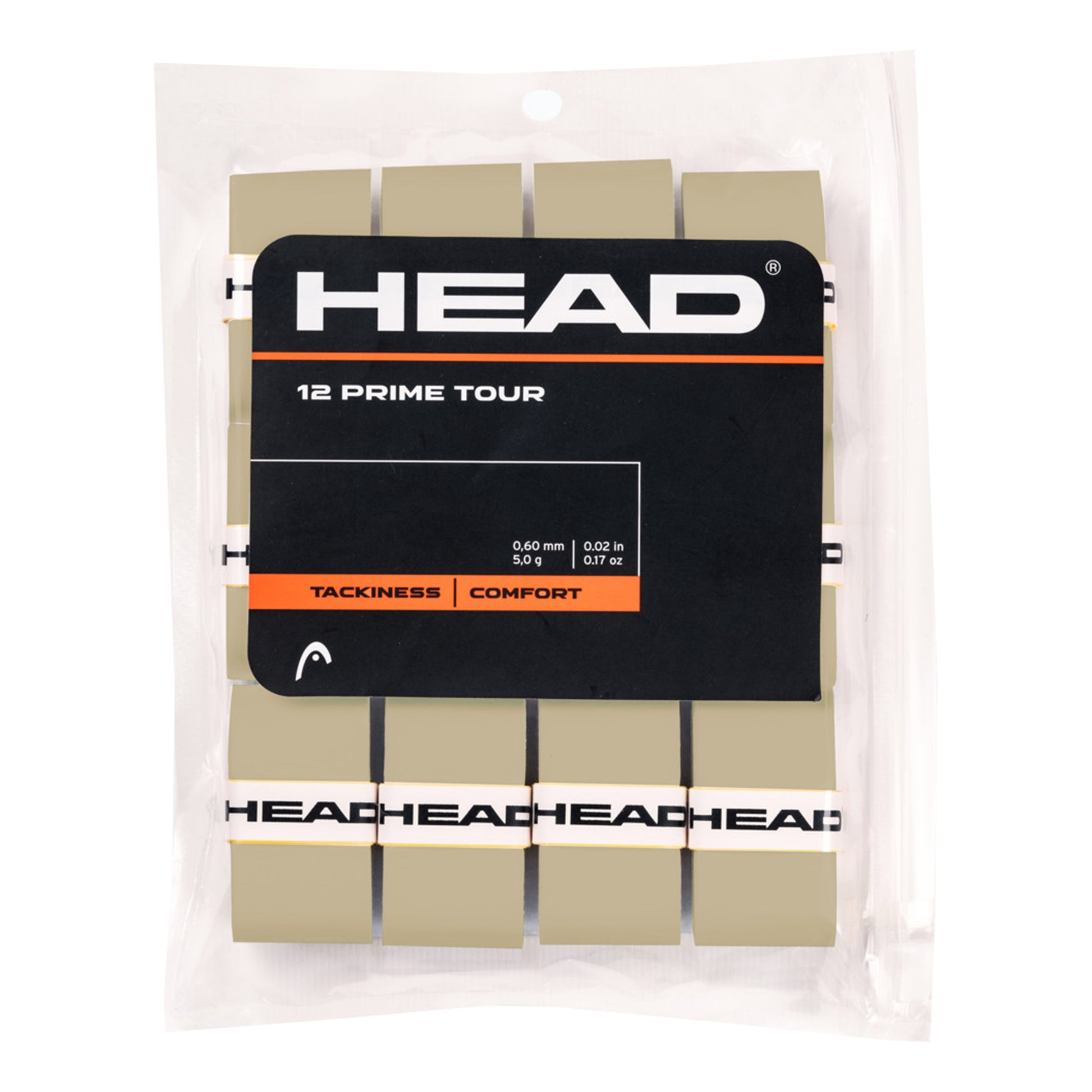 HEAD Prime Tour Pakke med 12 - grå