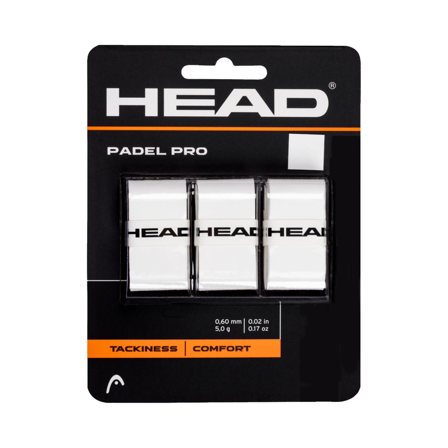 HEAD Padel Pro Pakke med 3 - hvid
